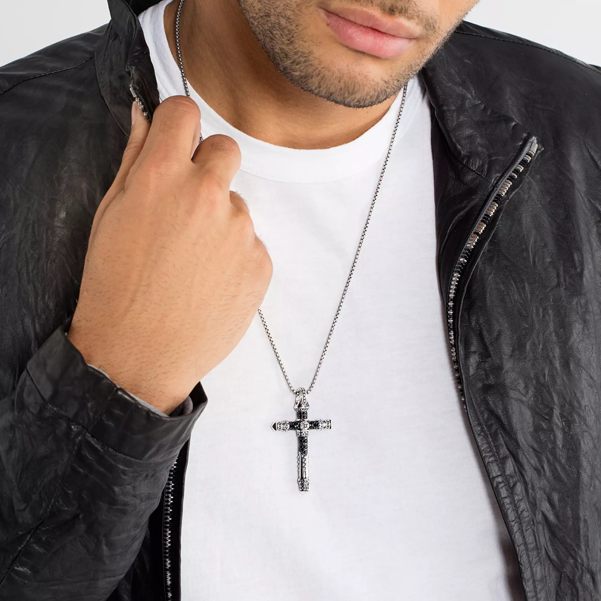 Thomas Sabo Anhänger Kreuz – Silber – Zirkonia – Ansicht 4