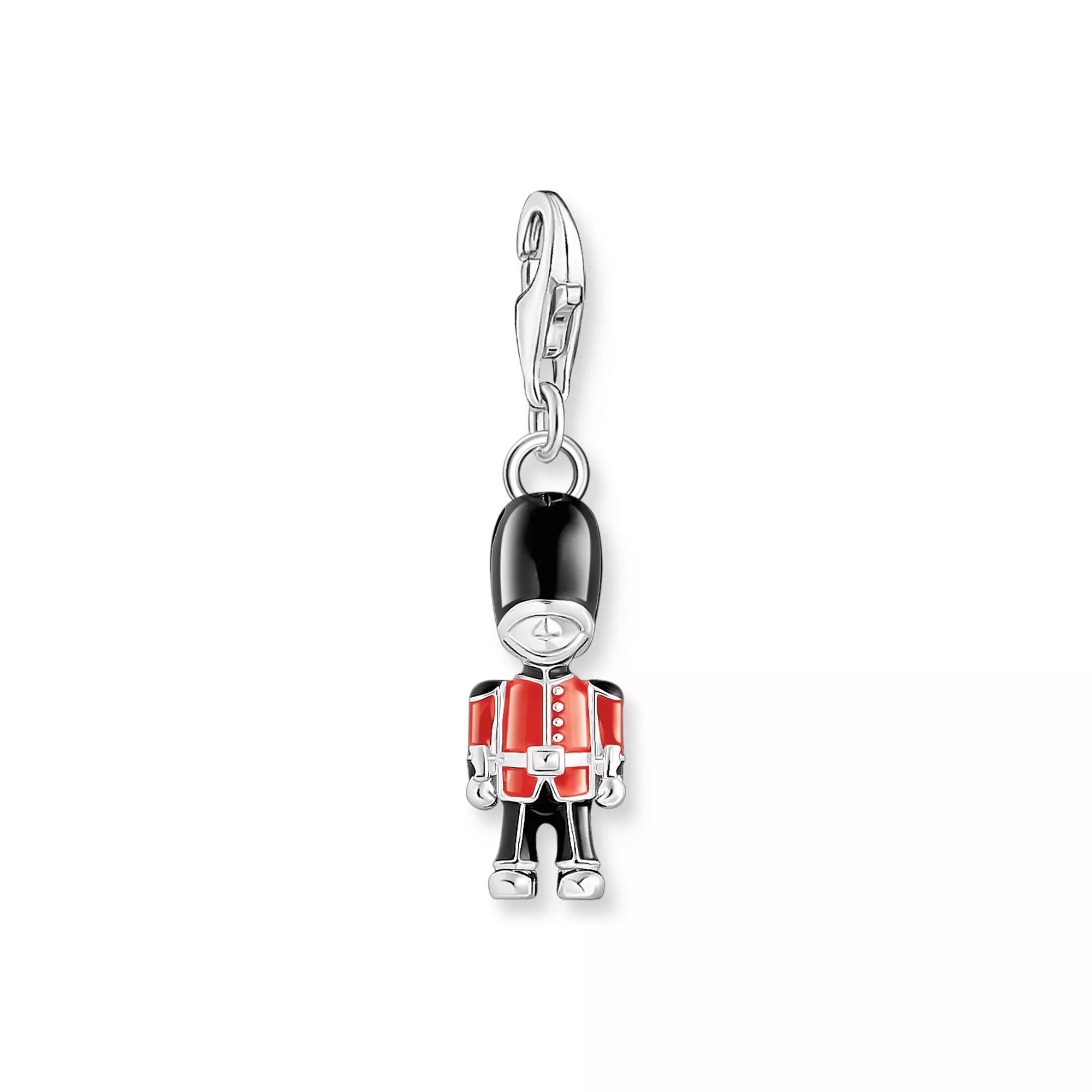 Thomas Sabo Charm-Anhänger - LONDON Königliche Wache - Silber & Emaille - mehrfarbig
