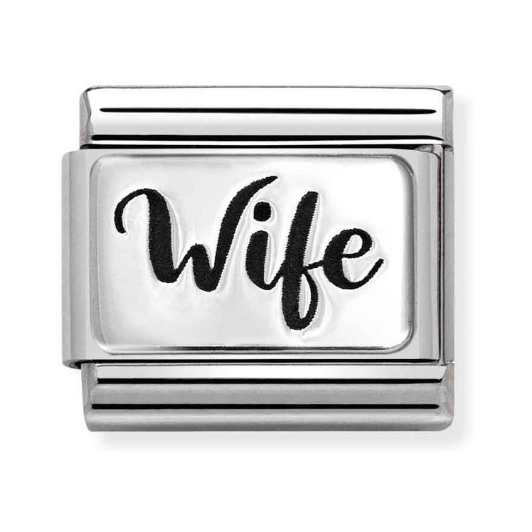 Nomination Composable Classic Charm Wife - Edelstahl, Sterling Silber
