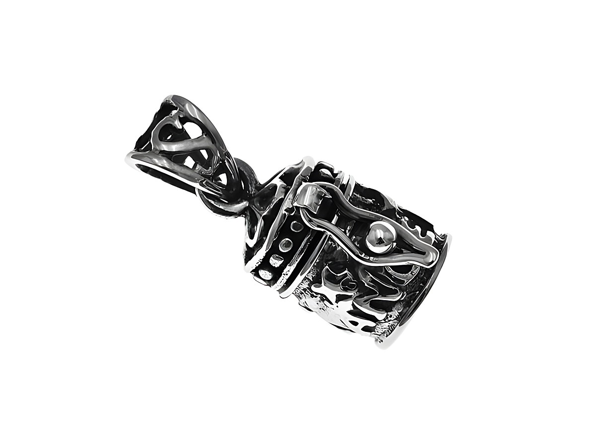 Medaillon Truhe in Sterlingsilber mit filigranen Engel- und Sternmotiven, hergestellt von Juwelier Harnisch, ideal für besondere Anlässe und als persönliches Schmuckstück.
