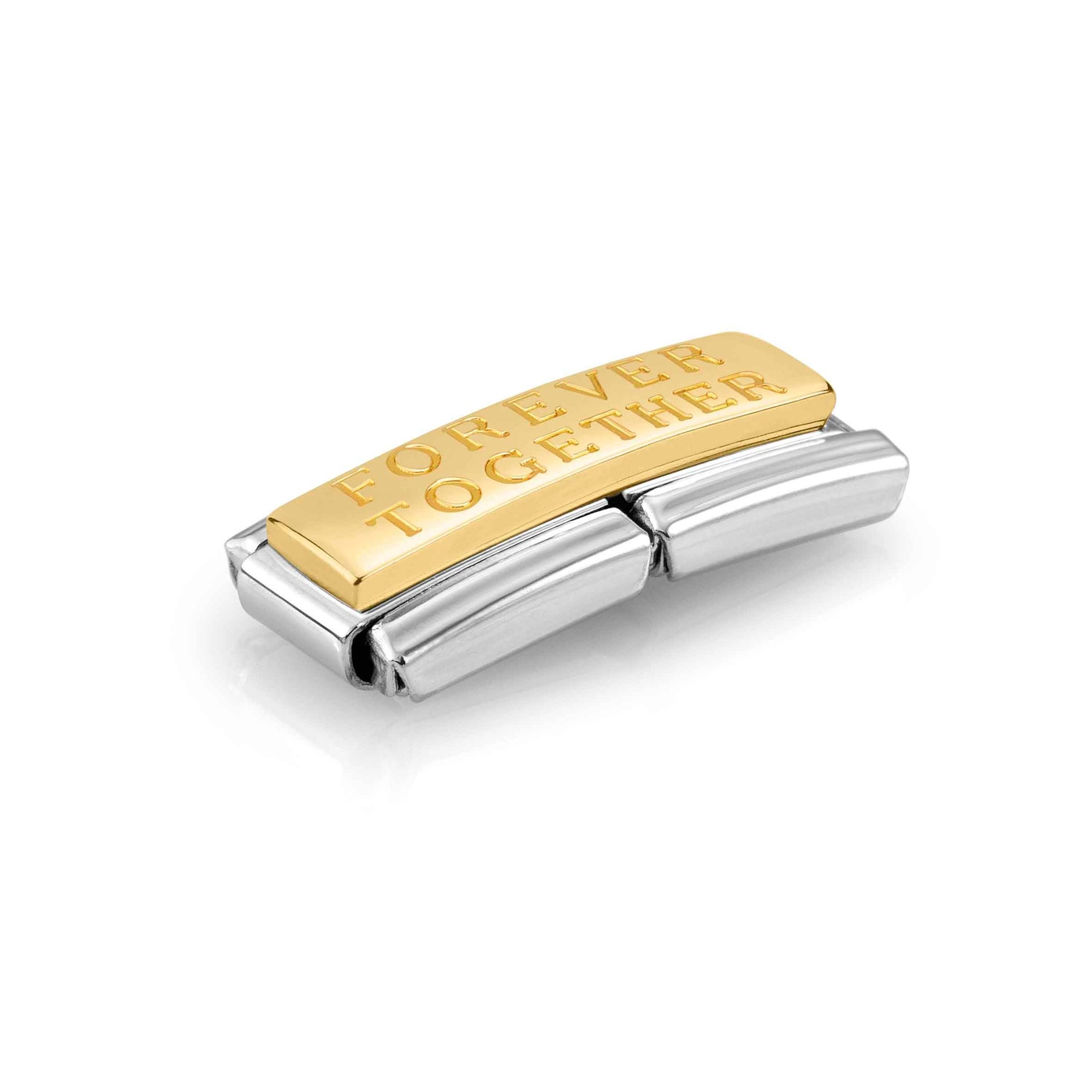 Nomination Composable Classic Charm Forever together - Edelstahl, Gold 750 Gelbgold – Ansicht 4