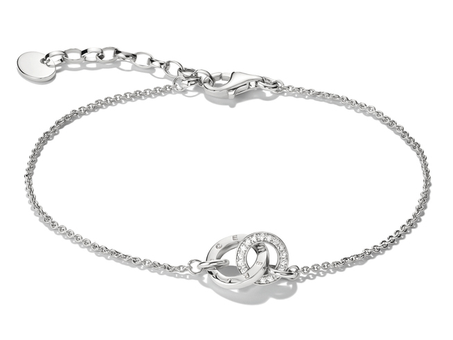 Thomas Sabo Together - A2239-051-14-L19V Armband - 19 cm - Sterling Silber recy. & Zirkonia