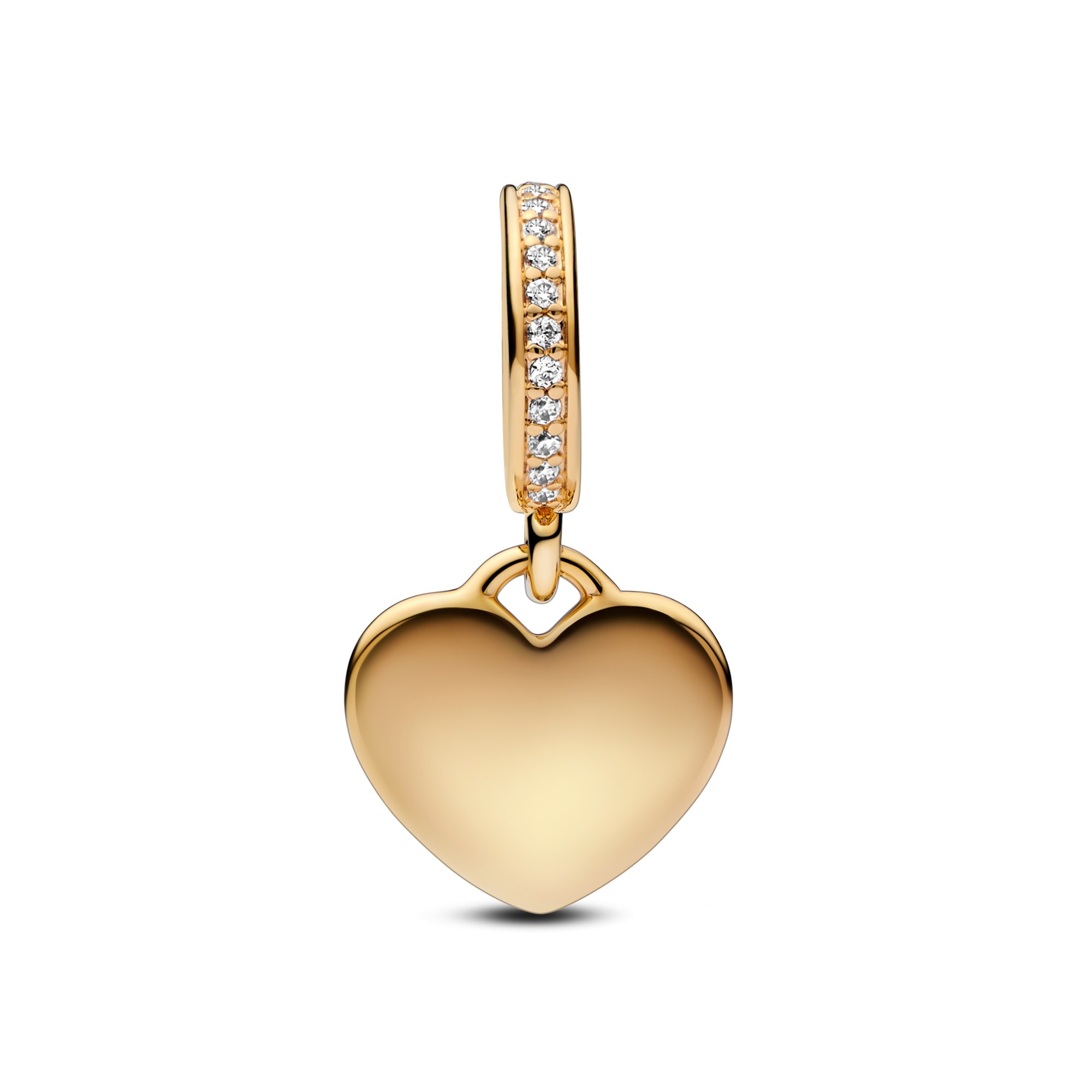 Pandora Charm Anhänger - Gelbgold Vergoldung - Zirkonia – Ansicht 3