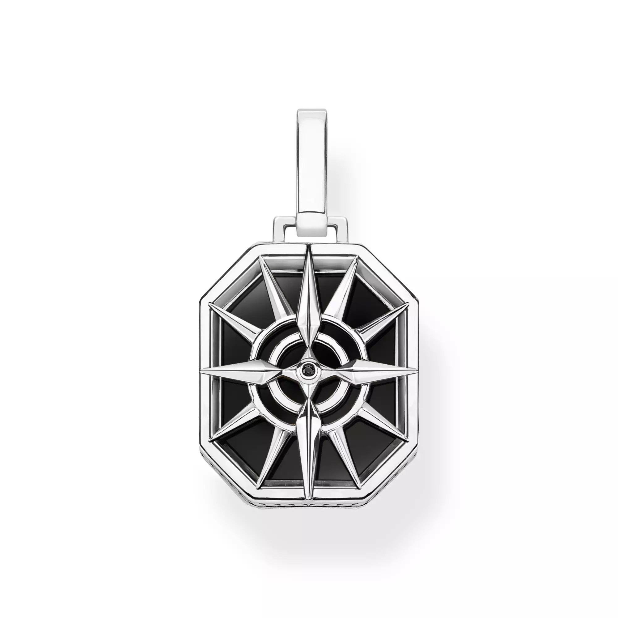 Thomas Sabo Anhänger - Sterling Silber - geschw. + Onyx + Zirkonia schwarz