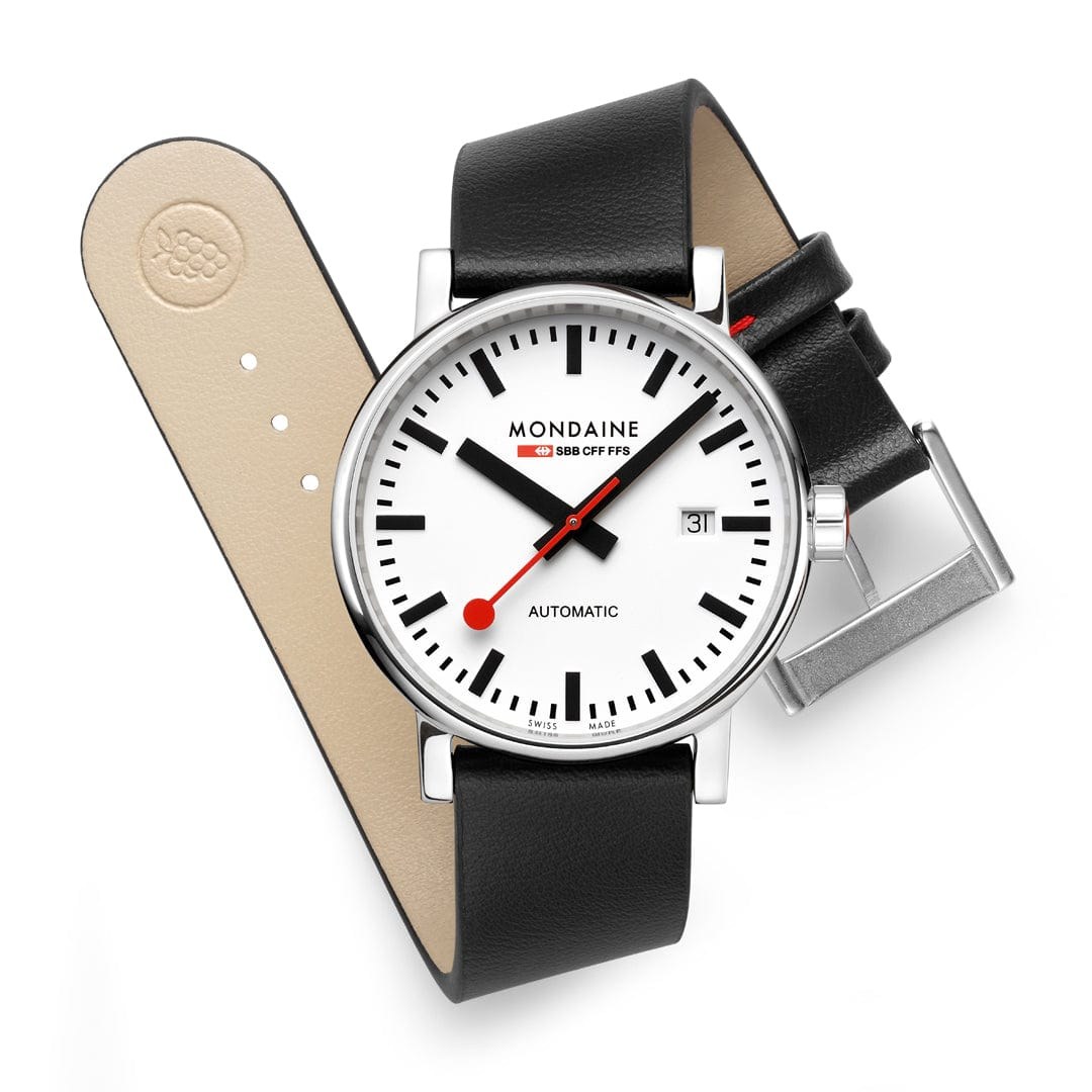 Mondaine Uhr MSE.40610.LBV evo2 - Edelstahl poliert - 40 mm – Ansicht 2