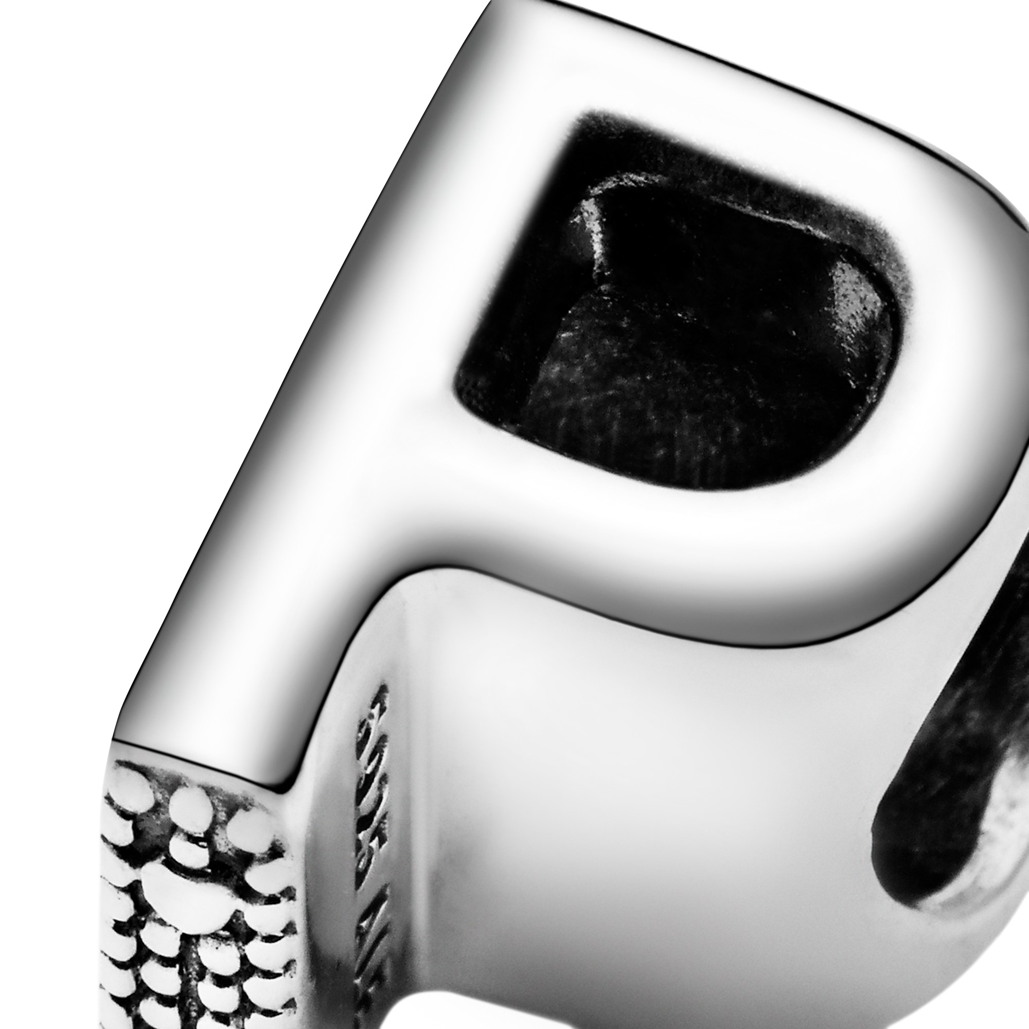 PANDORA Charm - Buchstabe P - Letter P - 925 Sterling Silber – Ansicht 4