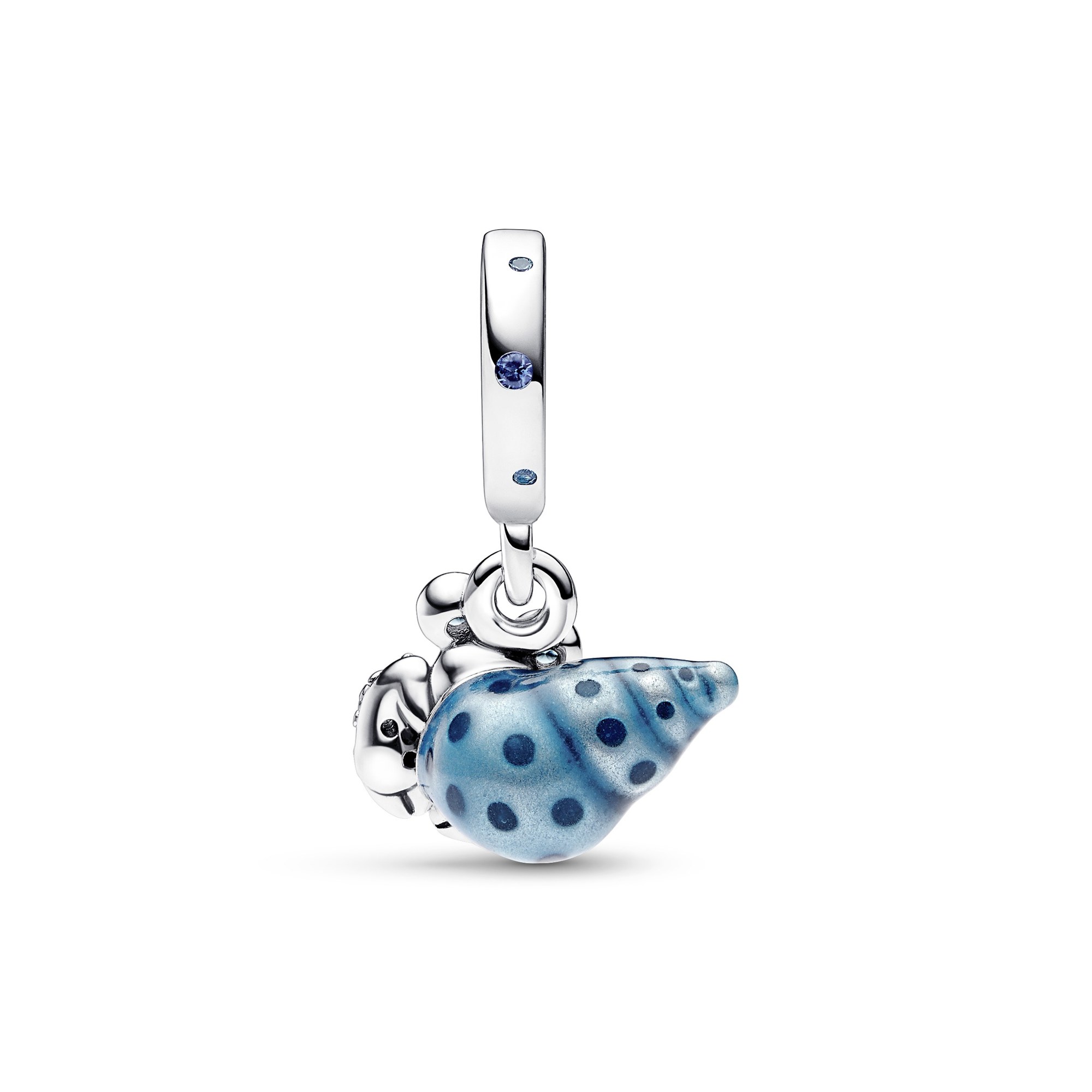 Pandora Glow-in-the-dark Einsiedlerkrebs Charm-Anhänger - Sterling Silber Ansicht 2 – Ansicht 2