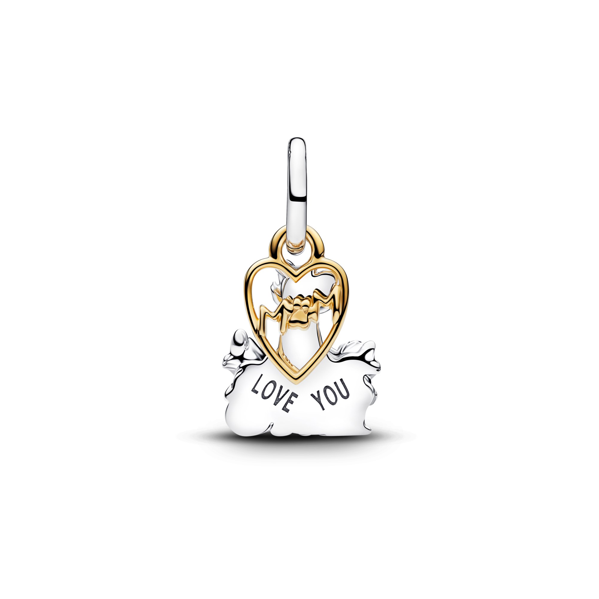 Pandora Disney Aristocats Duchess & Kätzchen Charm-Anhänger - BICOLOR - Emaille Pink – Ansicht 3