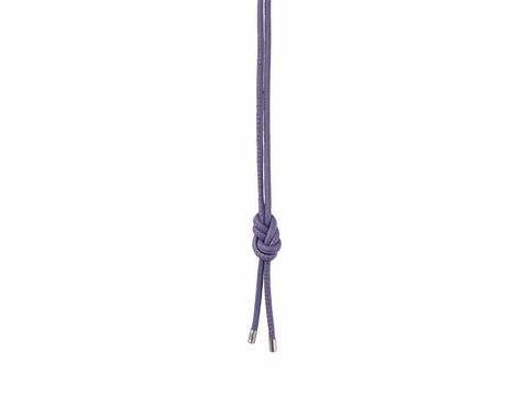Endless Kette 13103 Purple Sage 120 cm aus Edelstahl Silber mit ansprechendem Knoten am Ende für einen modernen und eleganten Look, ideal für verschiedene Anlässe.