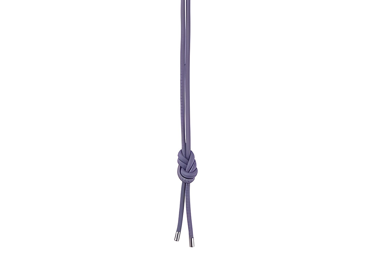 Endless Kette 13103 Purple Sage 120 cm aus Edelstahl Silber mit ansprechendem Knoten am Ende für einen modernen und eleganten Look, ideal für verschiedene Anlässe.