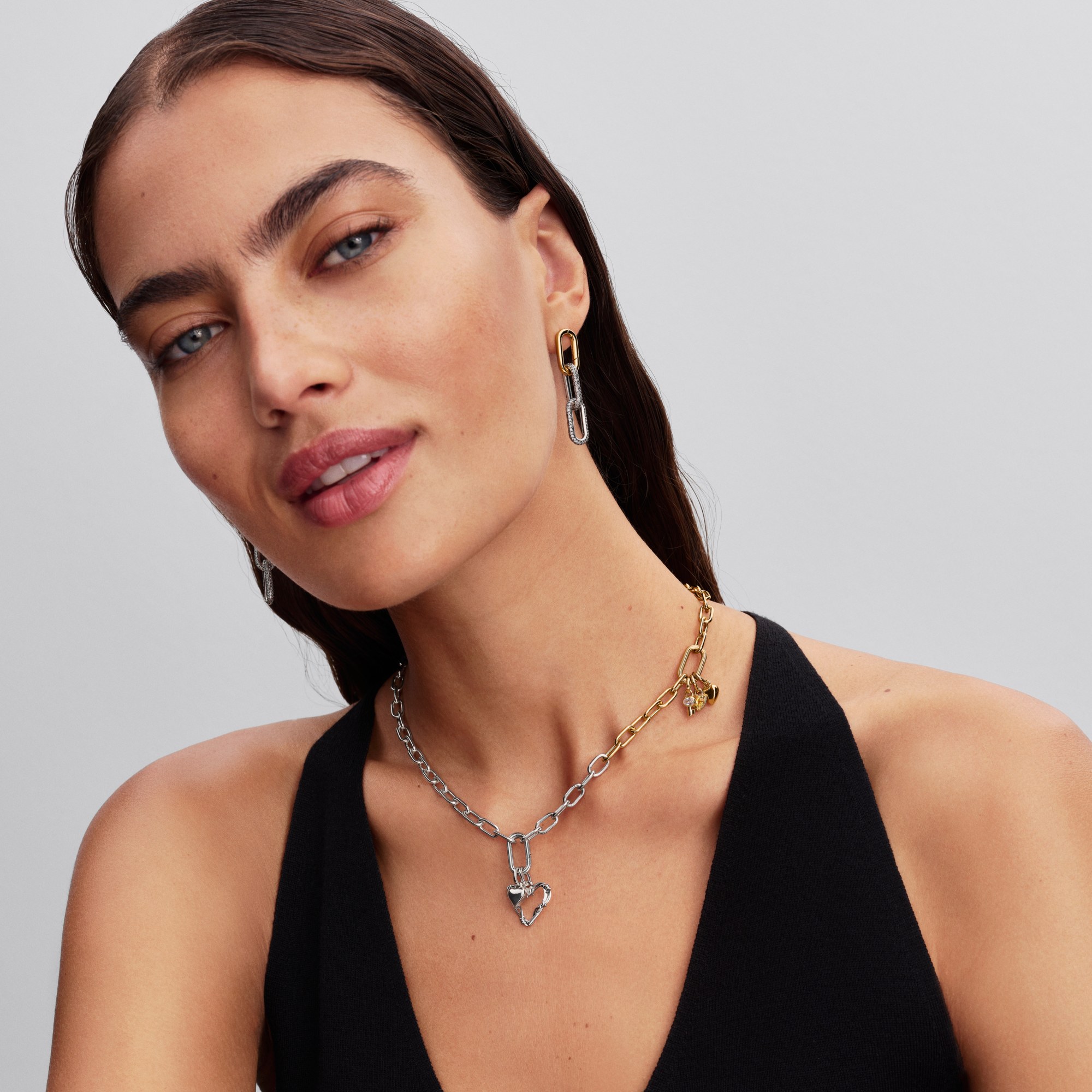 Pandora ME - Mini - Charm Herz - Gelbgold Vergoldung – Ansicht 4