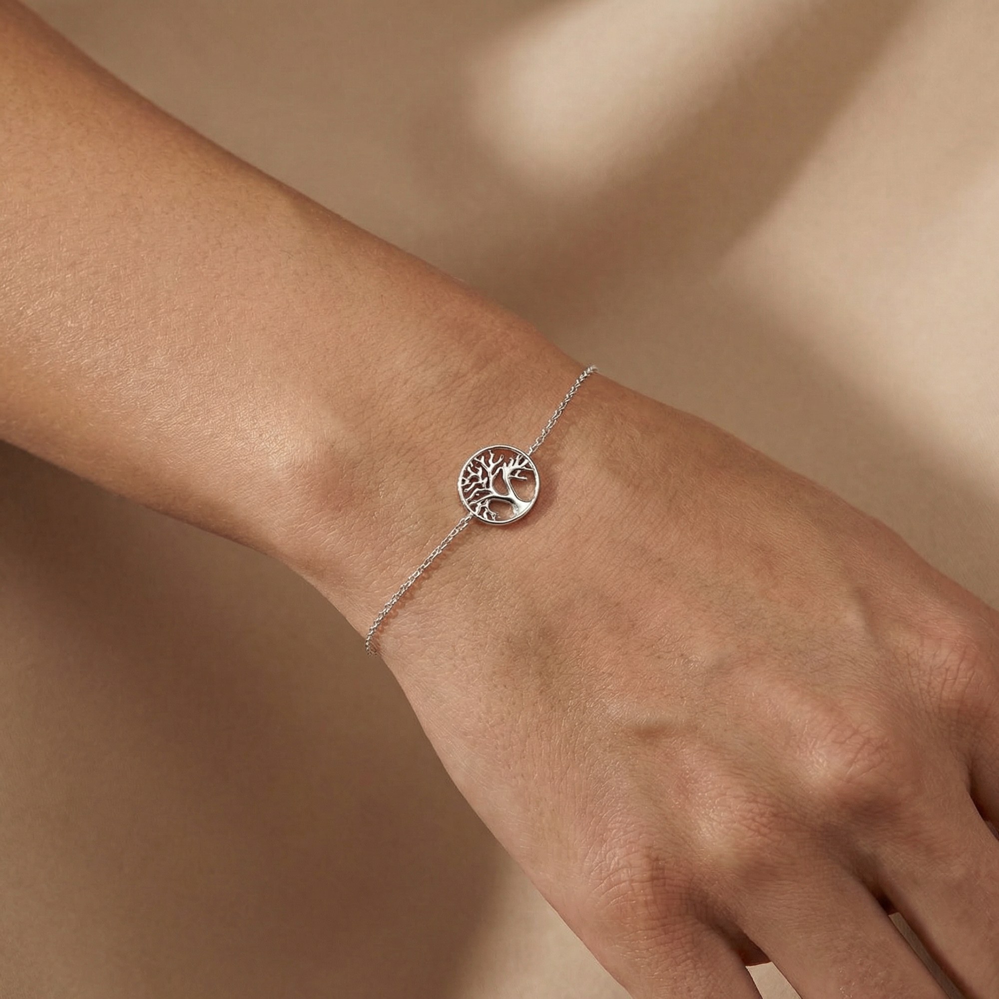 Engelsrufer LEBENSBAUM Armband - Silber rhodiniert 17 cm – Ansicht 3