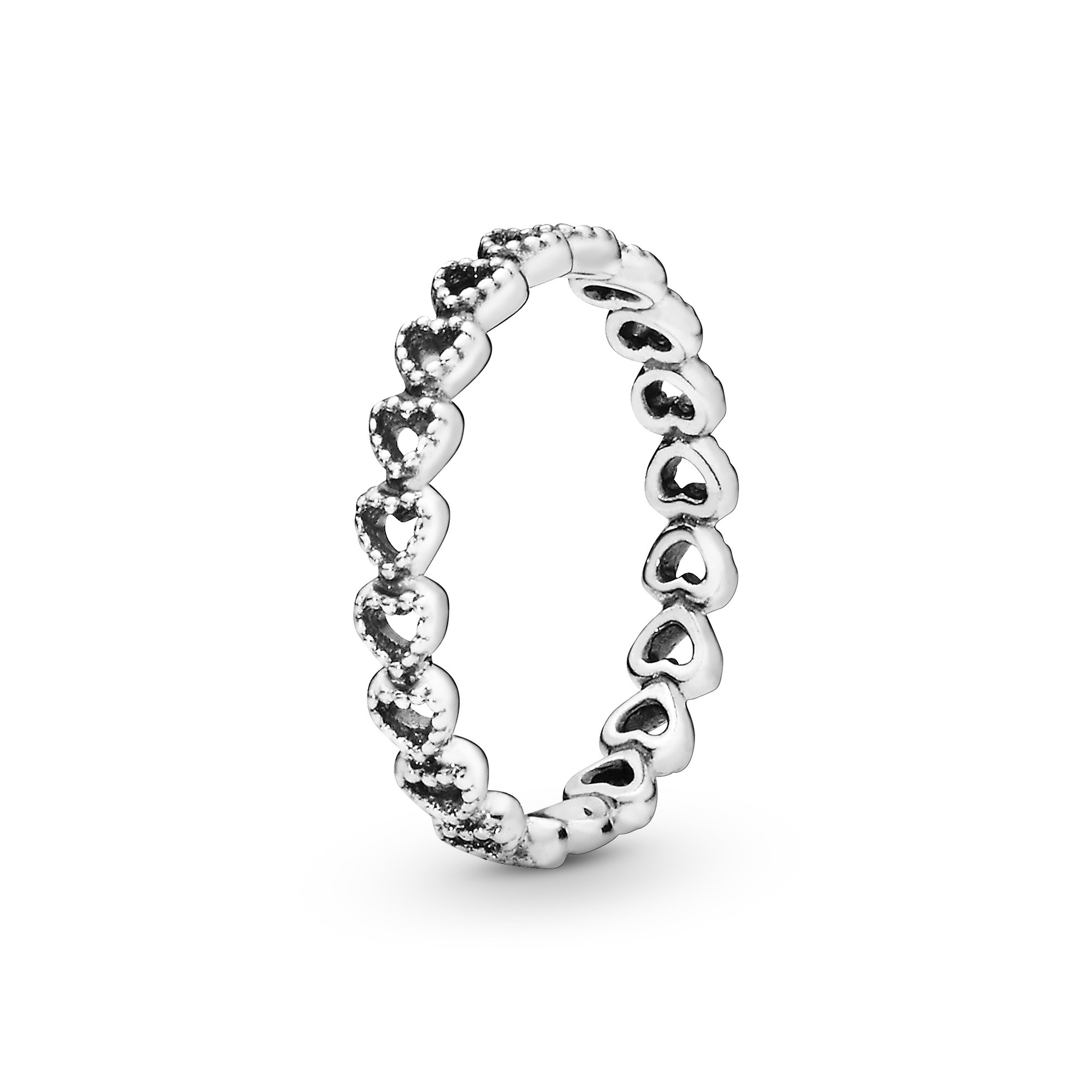 PANDORA Gereihte Herzen - Silber - Ring