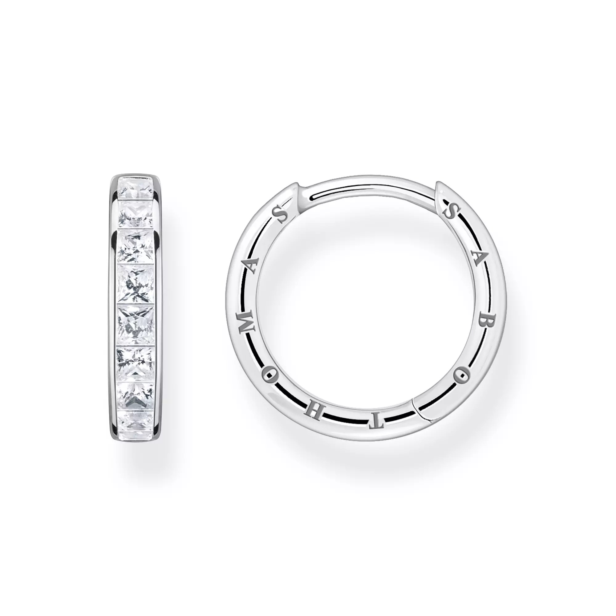 Thomas Sabo Creolen Sterling Silber + Zirkonia weiß