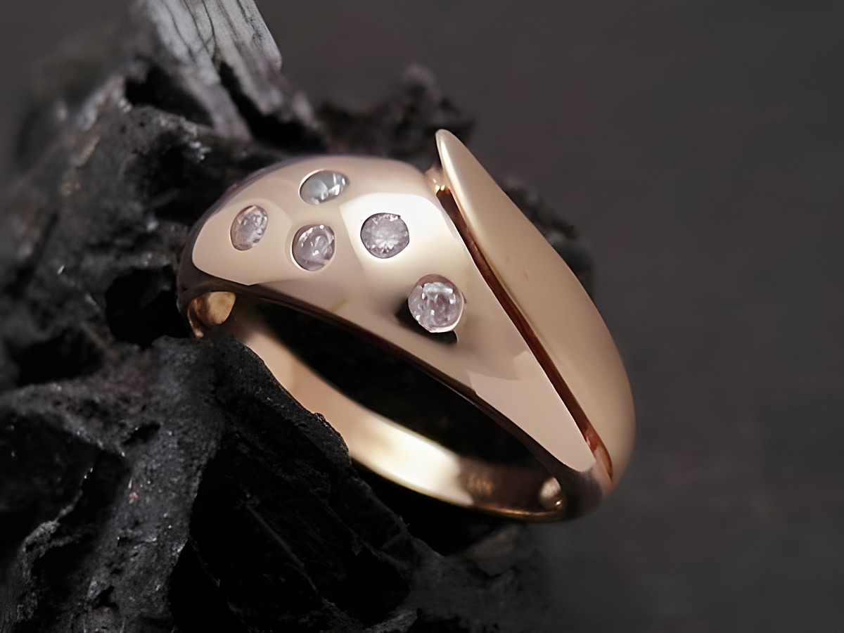 Gold Ring unwiderstehlich Gold 585 Zirkonia Goldring Gr. 57 Hersteller Juwelier Harnisch bis Gr. 58 18,5 der Ring zeigt eine elegante Form mit funkelnden Zirkonia-Steinen.