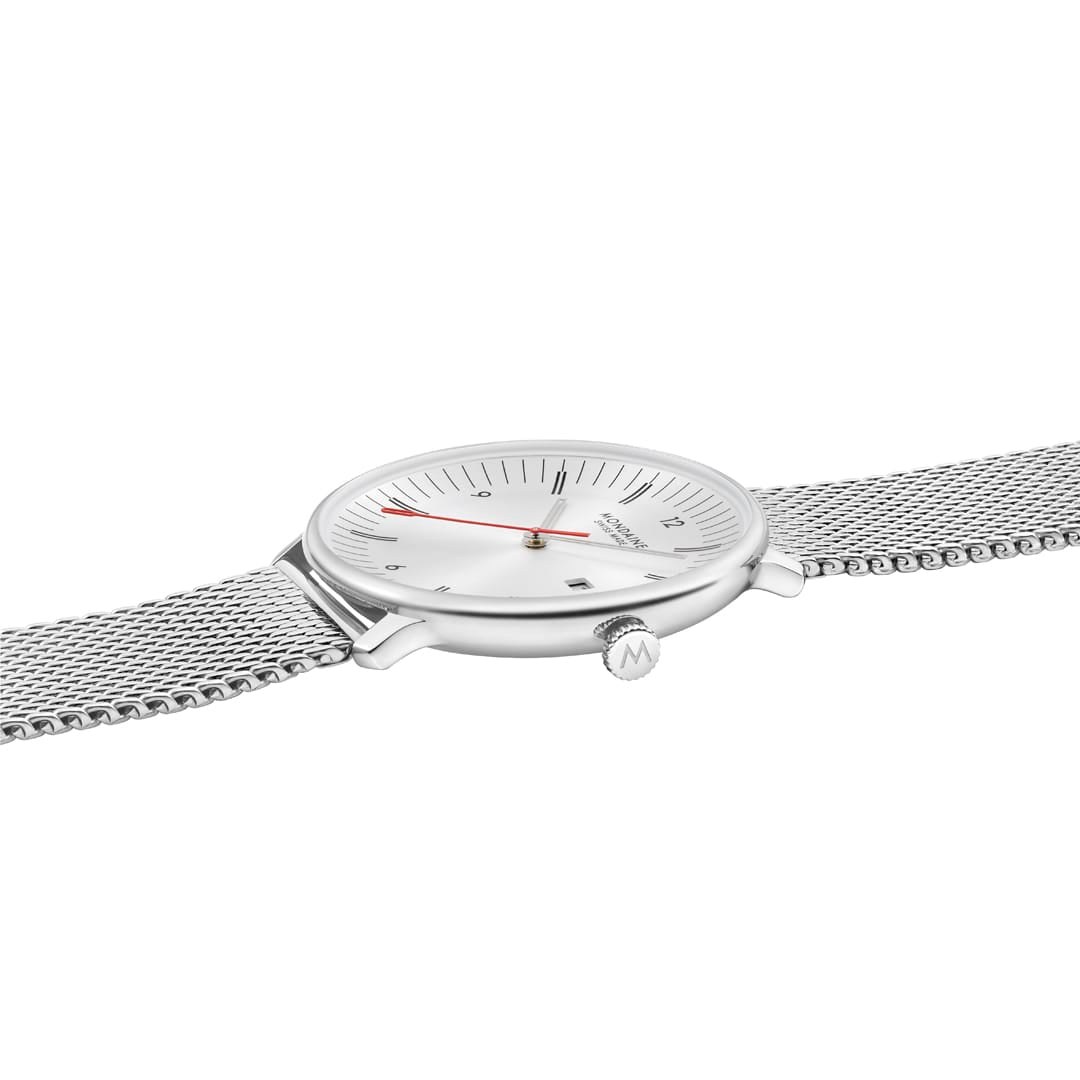 Mondaine Uhr MLE.41210.SM - Doppio - 41 mm – Ansicht 5