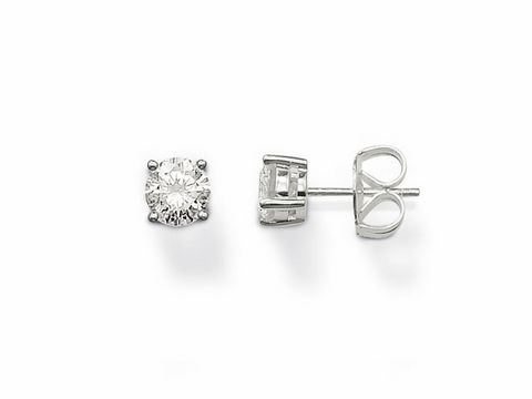 40000721-0 Thomas Sabo Ohrstecker H1739-051-14 aus Silber mit funkelndem Zirkonia, schlicht und elegant, ideal für besondere Anlässe oder den Alltag.