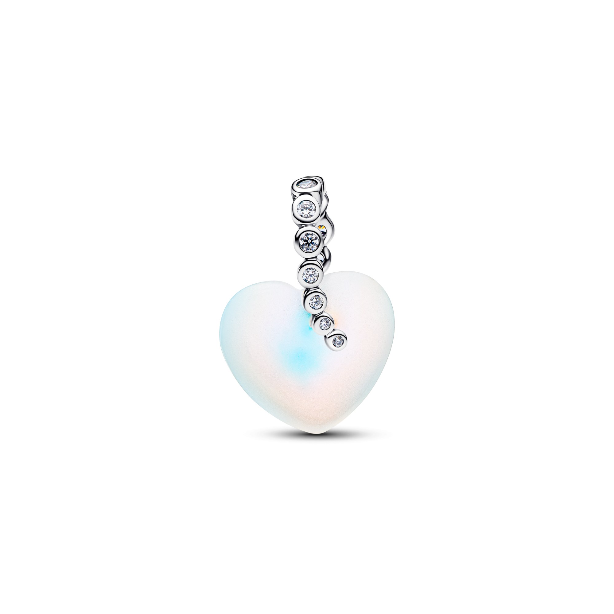 Pandora Sternschnuppe & Herz Charm - Sterling Silber - Glas Zirkonia – Ansicht 3