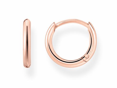 Creole Ohrring aus der Thomas Sabo Charming Collection in Silber und Roségold. Der elegante Ohrschmuck überzeugt durch zeitloses Design und hochwertige Verarbeitung.