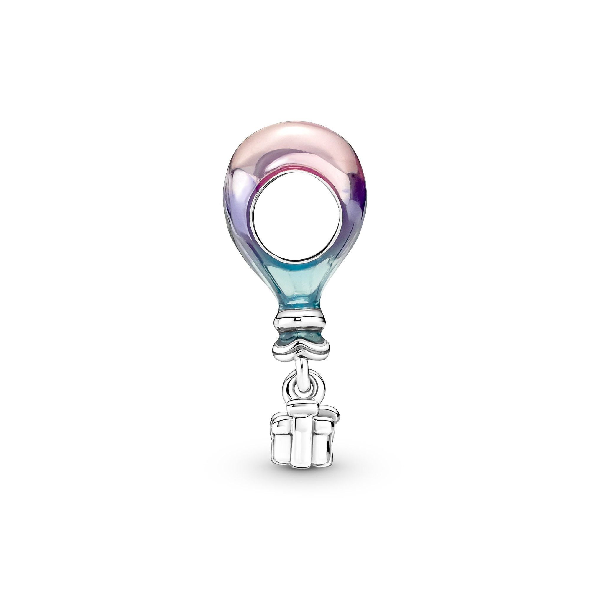 Pandora Alles Gute zum Geburtstag Heißluftballon - Charm - Sterling Silber & Emaille Bunt Ansicht 3 – Ansicht 3