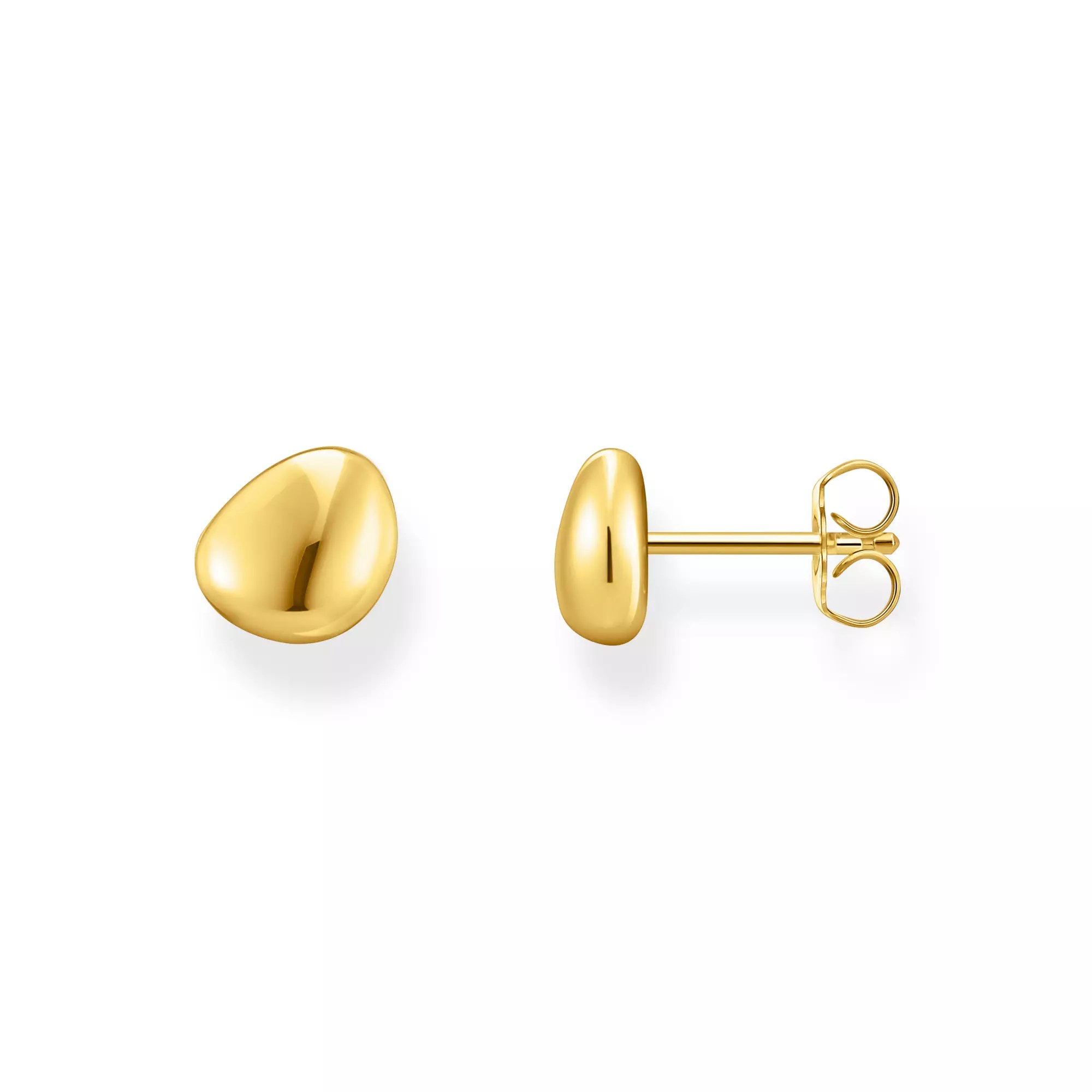 Thomas Sabo HOOP EARRINGS Ohrstecker - Silber + 750er Vergoldung – Ansicht 2