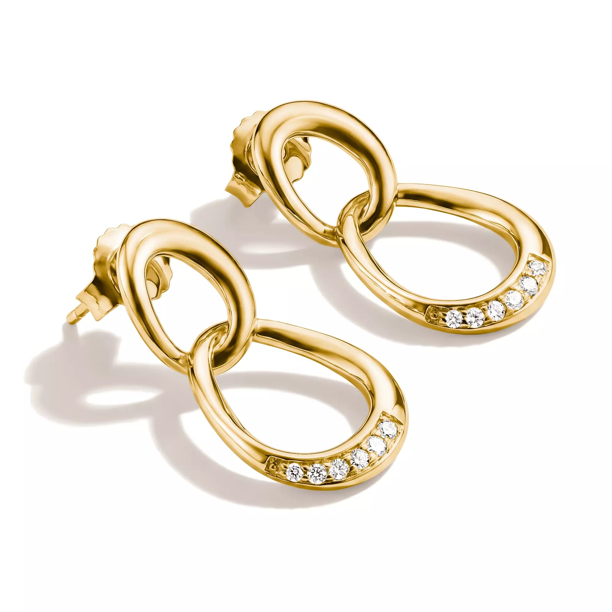 Thomas Sabo Together - Ohrringe - 18K Gelbgold-Vergoldung – Ansicht 2
