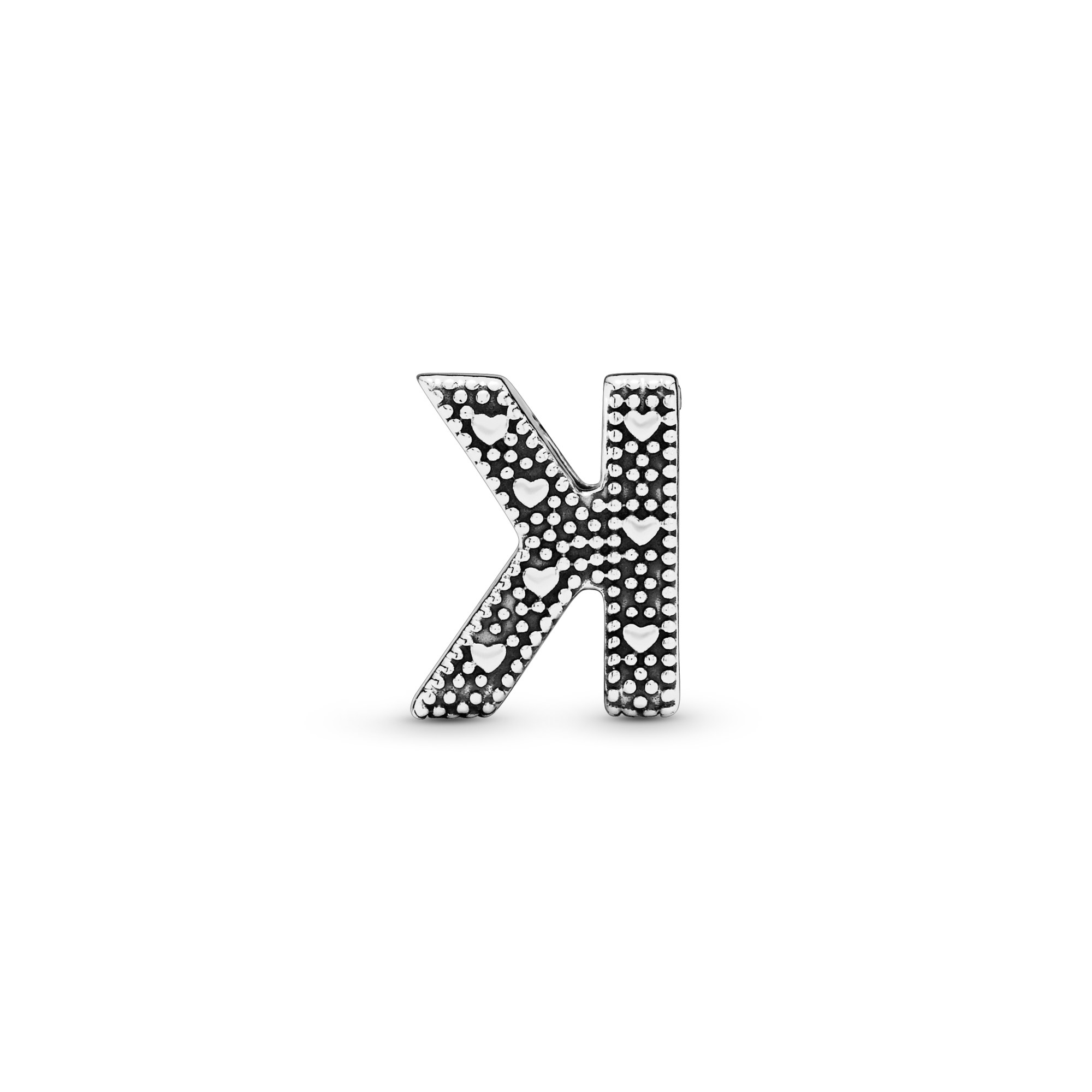 PANDORA Charm - Buchstabe K - Letter K - 925 Sterling Silber – Ansicht 3