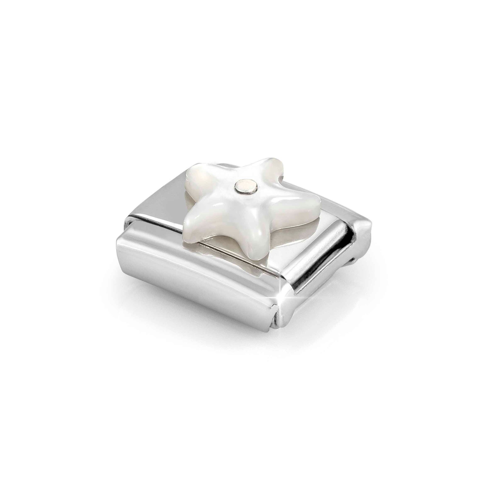Nomination Composable Classic Charm Seestern Perlmutt - Edelstahl, Sterling Silber – Ansicht 4