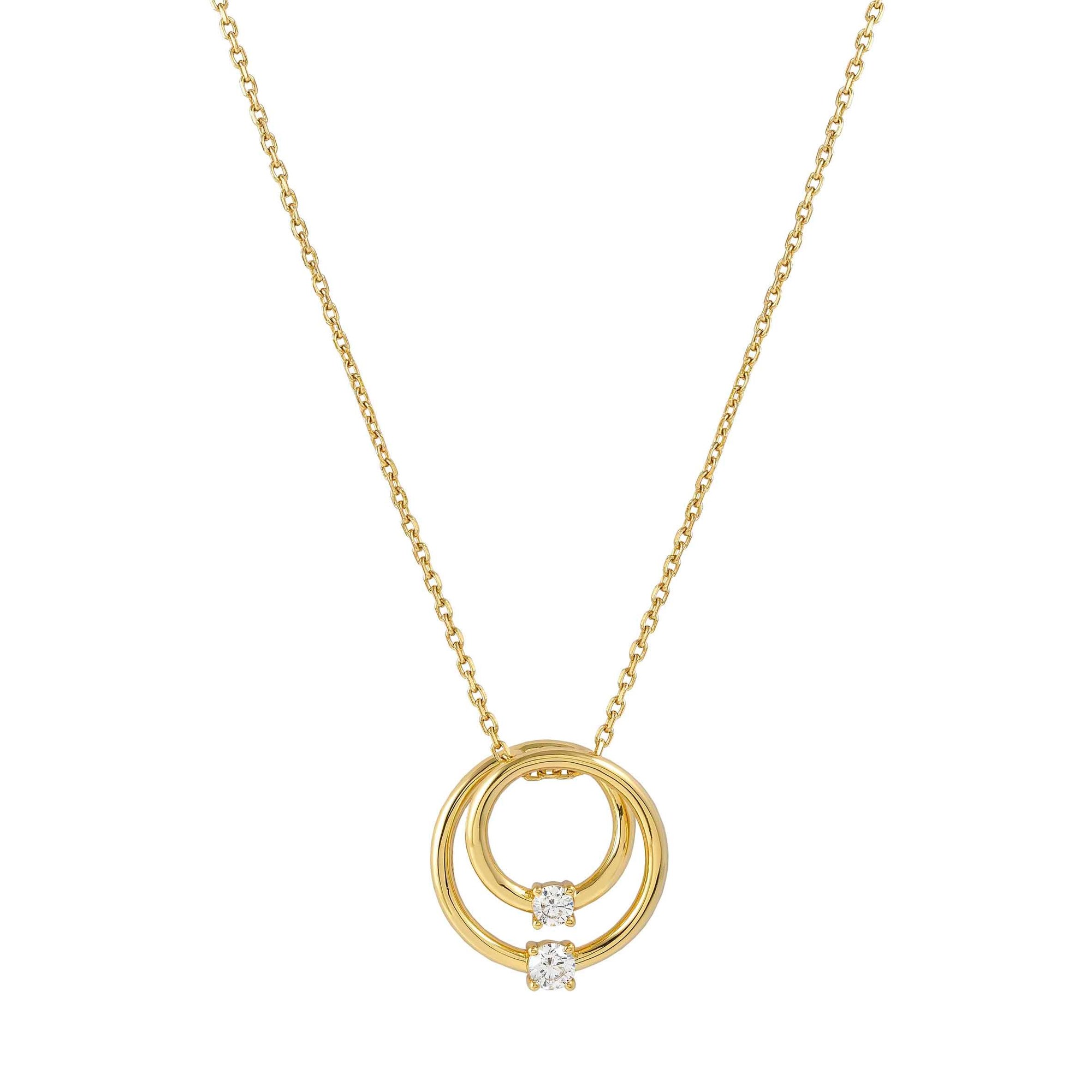 Nomination Sterling Silber - Kreis - vergoldet Collier - Cosmiclove 40-44 cm – Ansicht 5