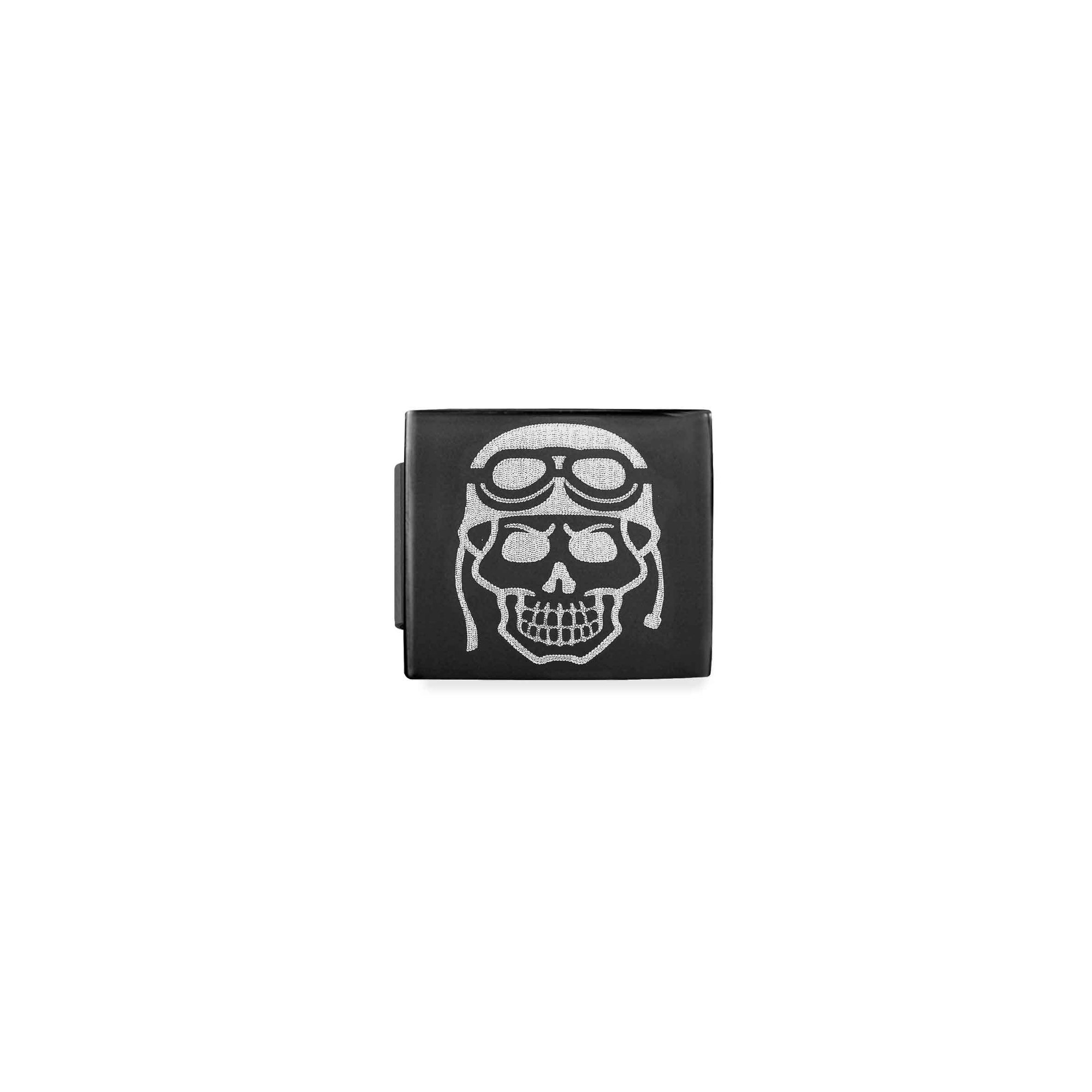 Nomination Composable Glam Charm Biker Totenkopf schwarz - Edelstahl, PVD schwarz