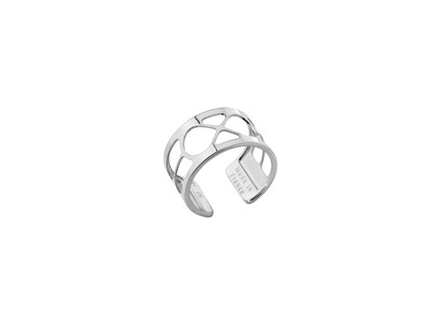 Ring von Les Georgettes, Modell Les Essentielles, Größe 60-62, aus Silber mit einem filigranen, offenen Design und einer Breite von 12 mm, ideal für elegante Akzente.