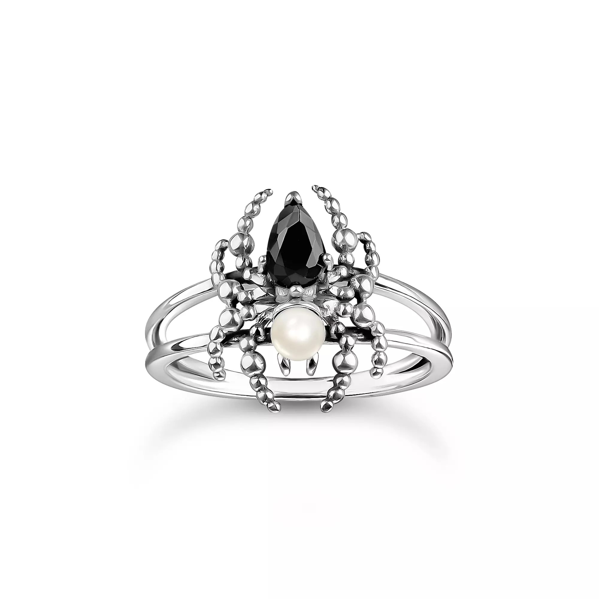 Thomas Sabo Spinne True Romance Ring - Bunt - Silber + Süßwasserzuchtperle + Zirkonia – Ansicht 2