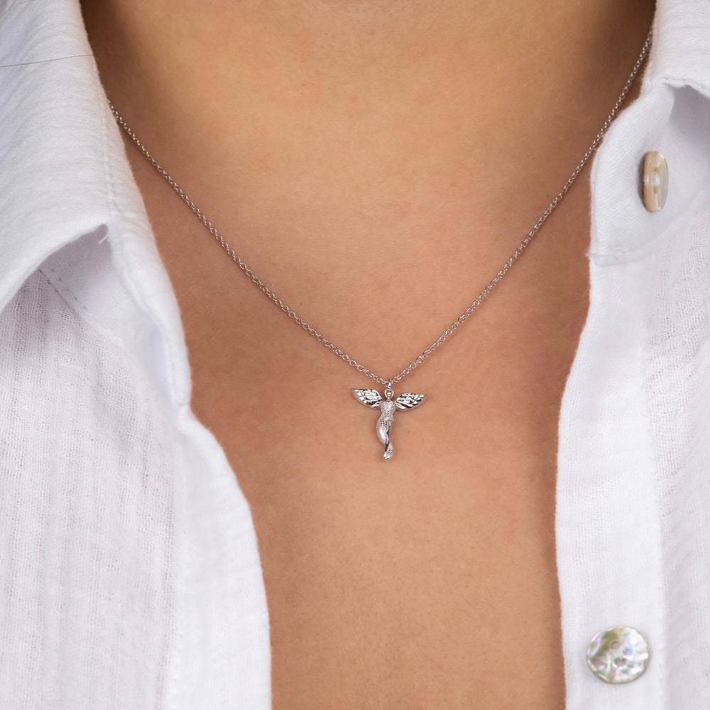 Engelsrufer LILANGEL Kette Engel - Silber rhodiniert 40 cm – Ansicht 2