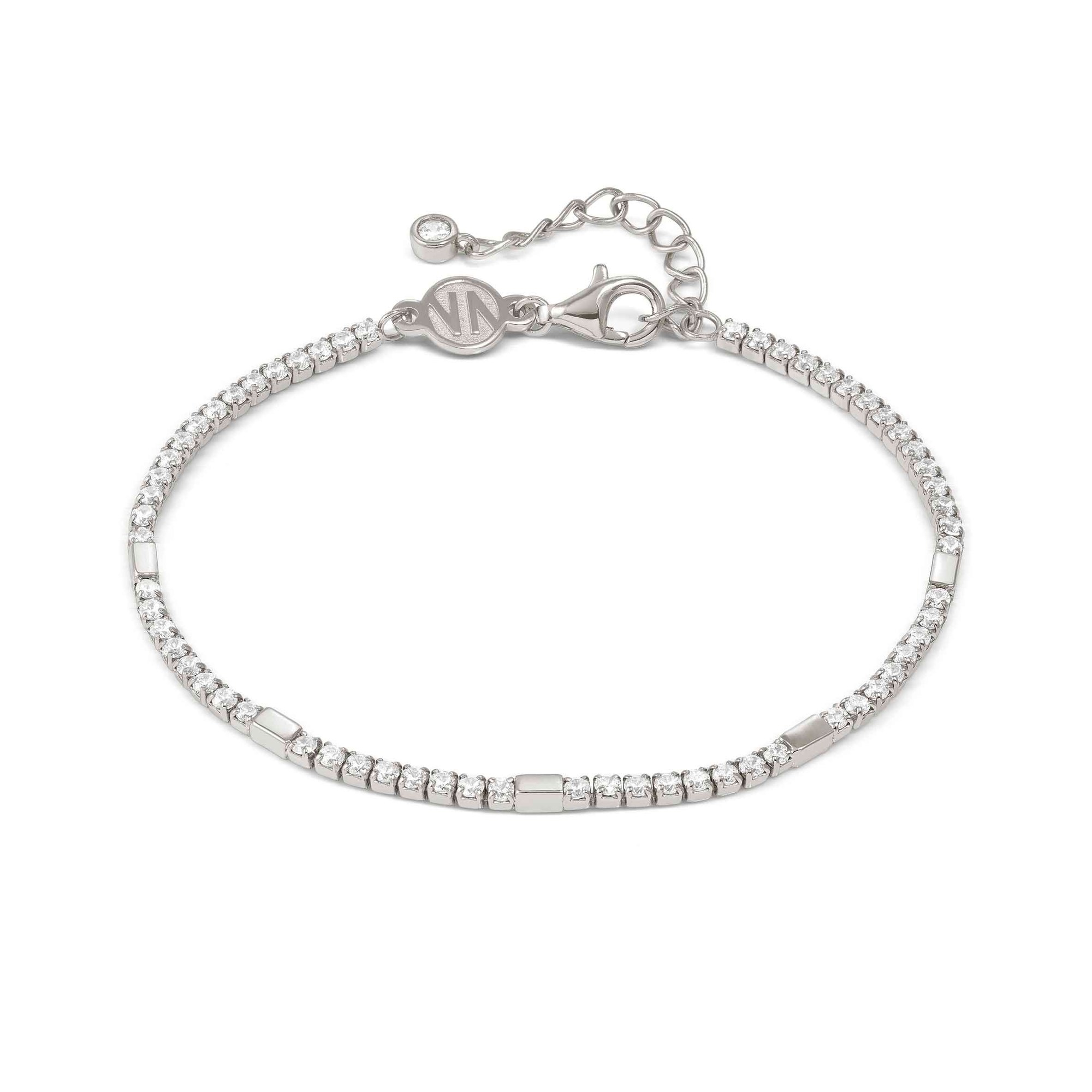 Nomination Petit Sparkle - Sterling Silber Armband - weiß rhodiniert - Zirkonia - 16,5-19,5 cm – Ansicht 2