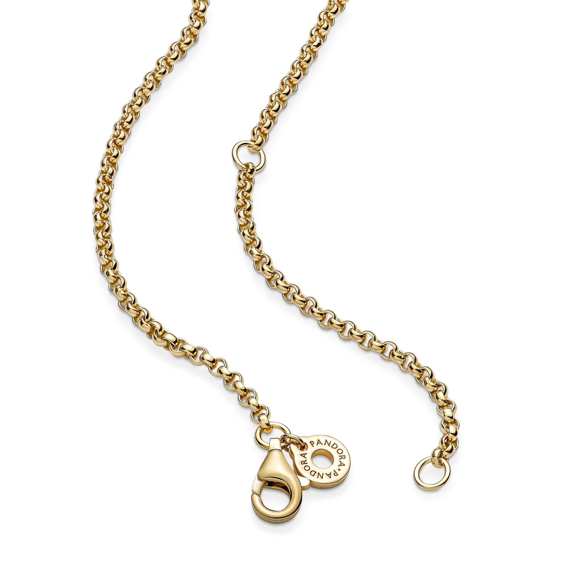 Pandora Rolo Kette Halskette - Gelbgold Verg. - 60 cm Ansicht 4 – Ansicht 4