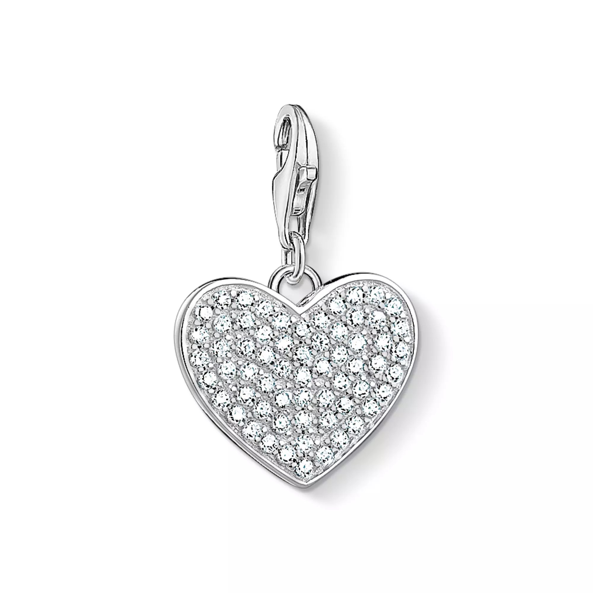 Thomas Sabo Charm-Anhänger - Herz weiß