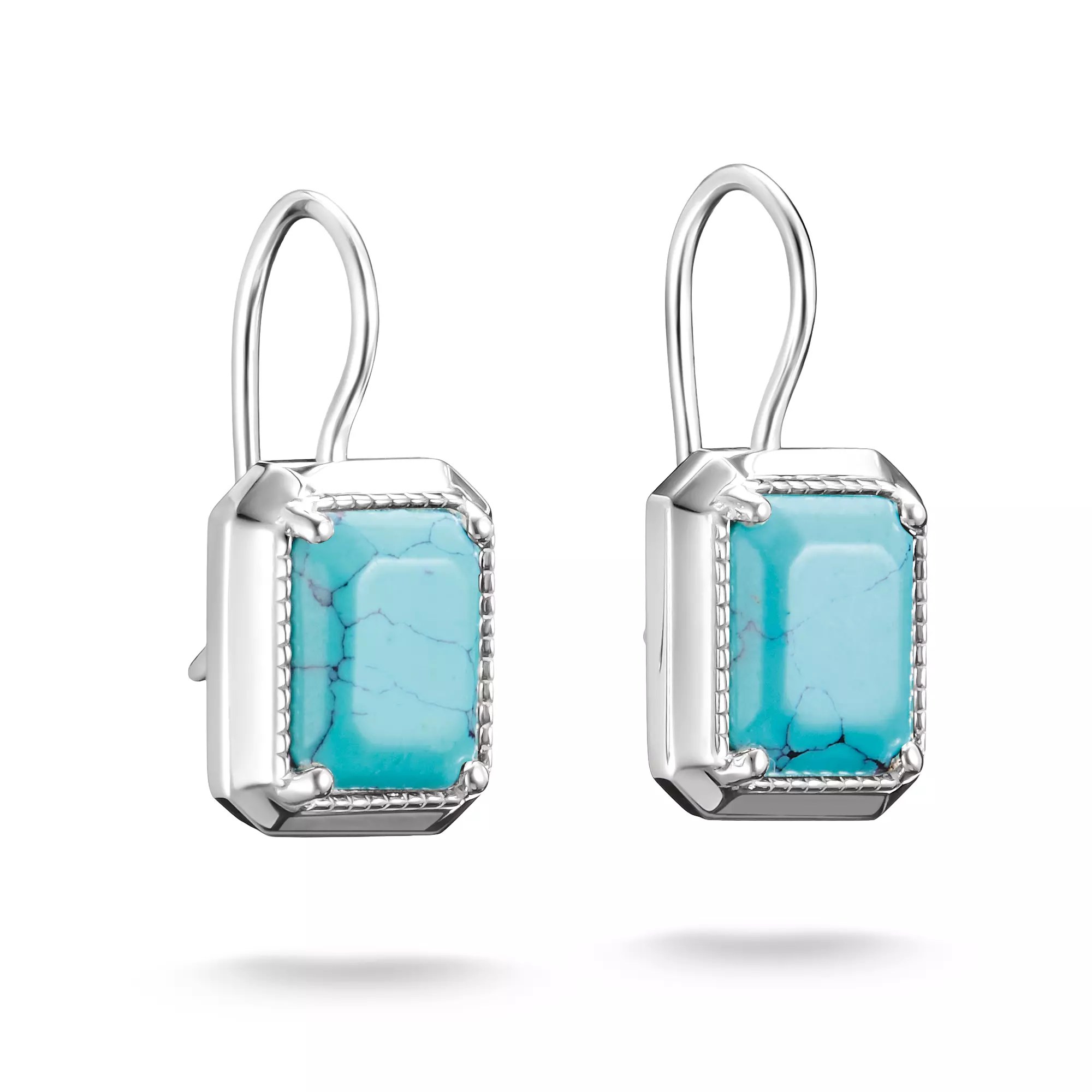 Thomas Sabo ELYNDRA Ohrringe - Sterling Silber & imit. Türkis - Türkis – Ansicht 2