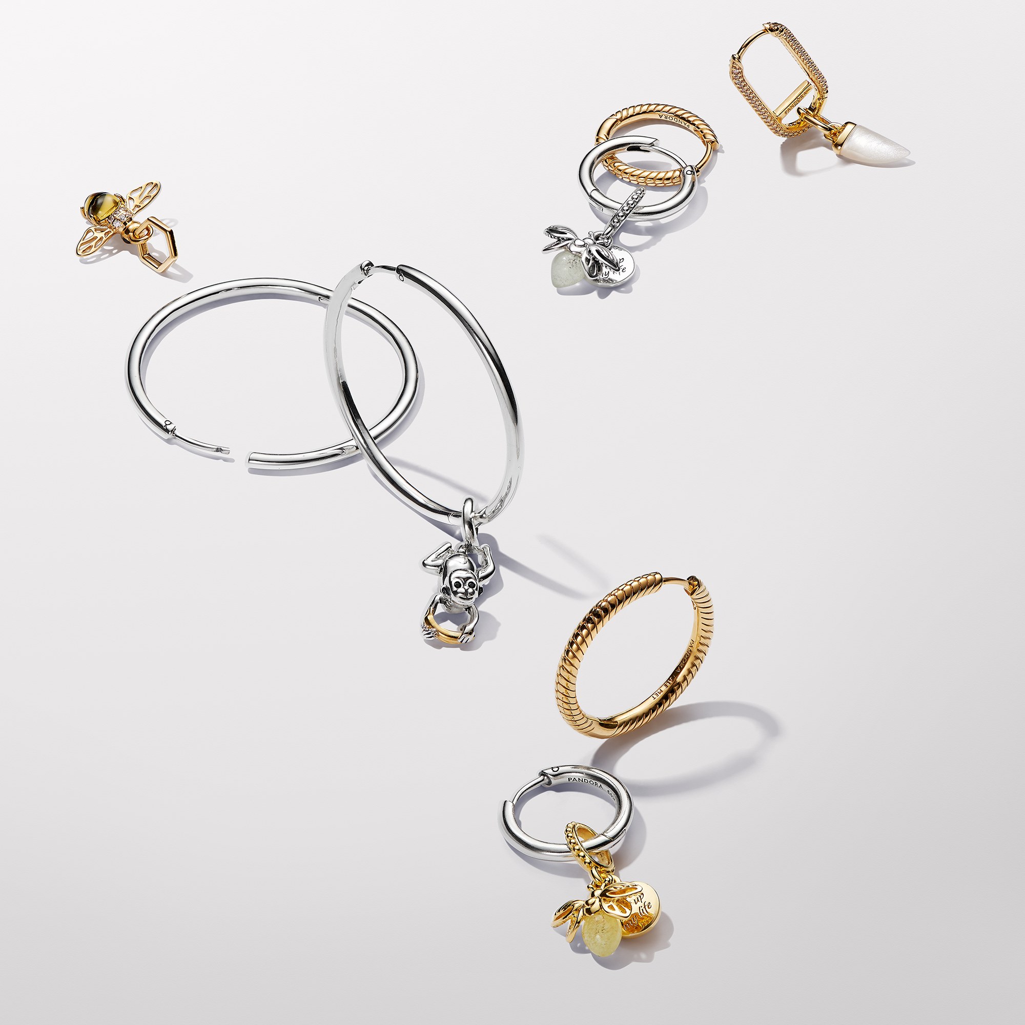 Pandora Glühwürmchen Firefly Gold - leuchtet im Dunklen - Gelbgold verg. – Ansicht 3