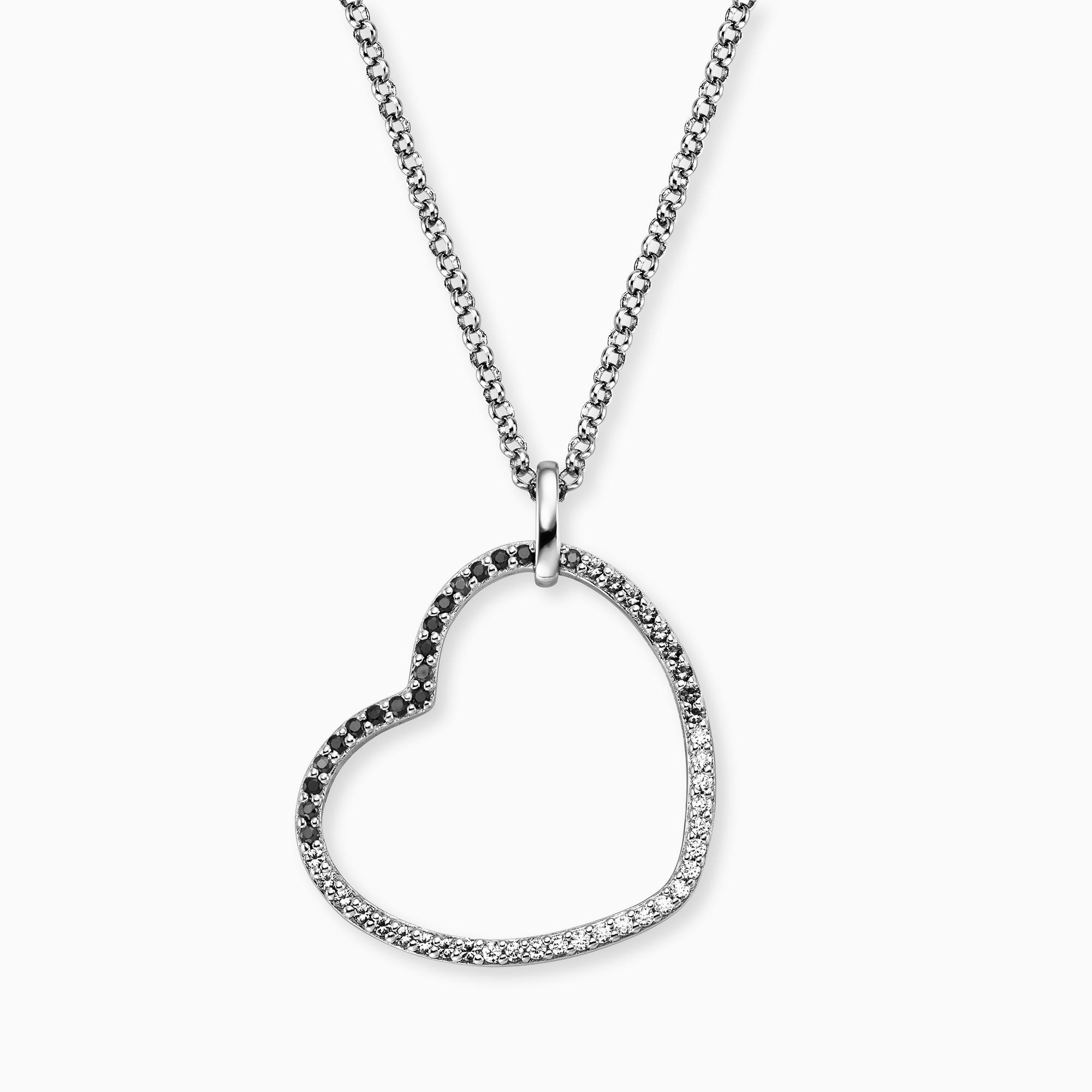 Engelsrufer Kette Herz Shade Silber mit Zirkonia – Ansicht 3