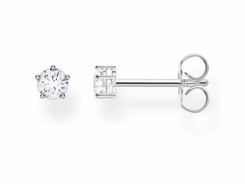 Ohrstecker aus Silber der Thomas Sabo Charming Collection mit klarem Zirkonia, elegant und zeitlos, perfekt für jeden Anlass. Modell H2148-051-14.