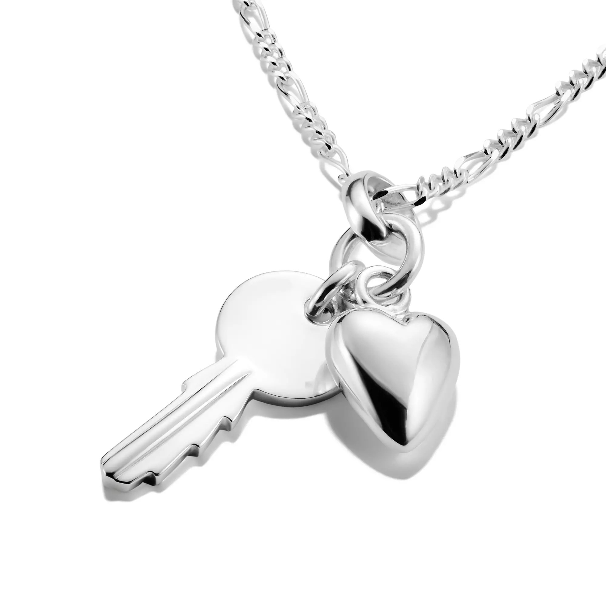 Thomas Sabo Connect - Schlüssel zum Herzen - Charm mit Öse - Silber – Ansicht 2