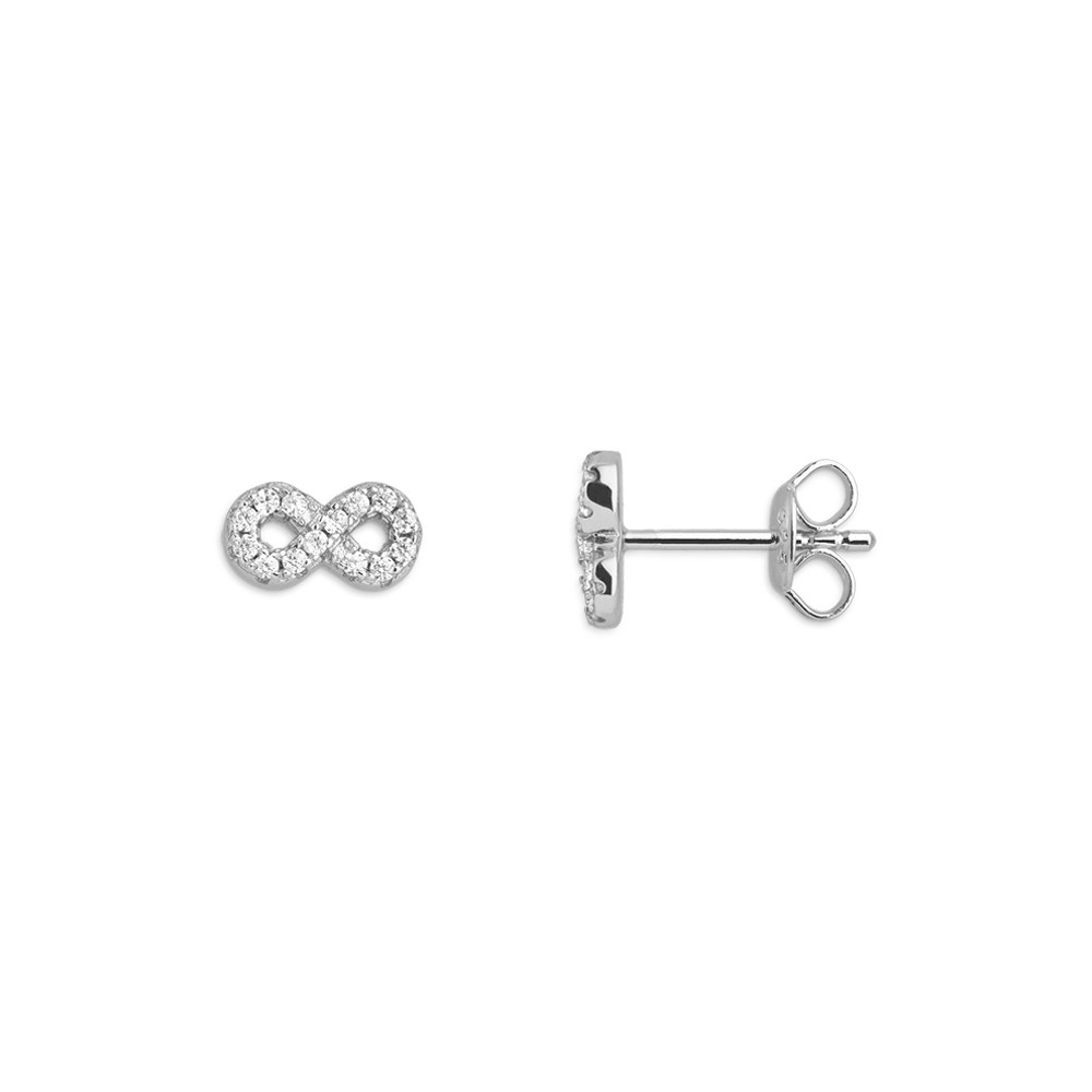 XENOX Sterling Silber Ohrringe XS3741N - INFINITY - INFINITY – Ansicht 2
