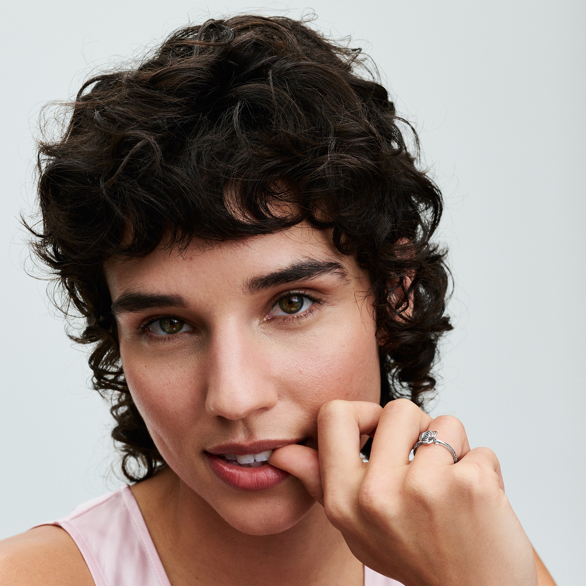 Pandora Blühende Rose - Ring - Silber - Zirkonia klar – Ansicht 4