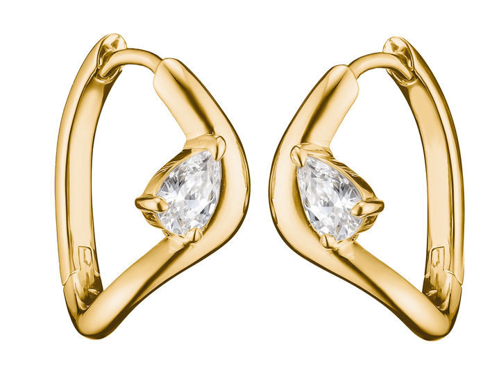 Thomas Sabo Fluid Elegance - CR763-M01-14 - Creolen - 18K Gelbgold-Vergoldung