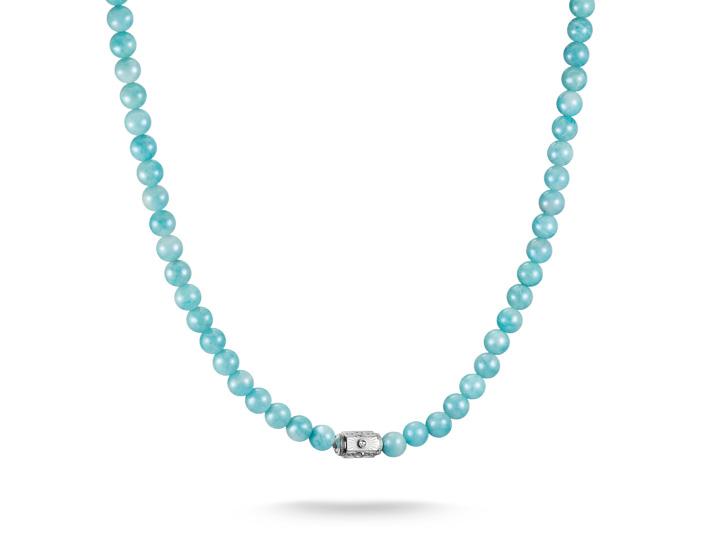 Thomas Sabo KE2335-643-17-L55 ELYNDRA Kette 55 cm - Sterling Silber geschw. & Zirkonia - Türkis