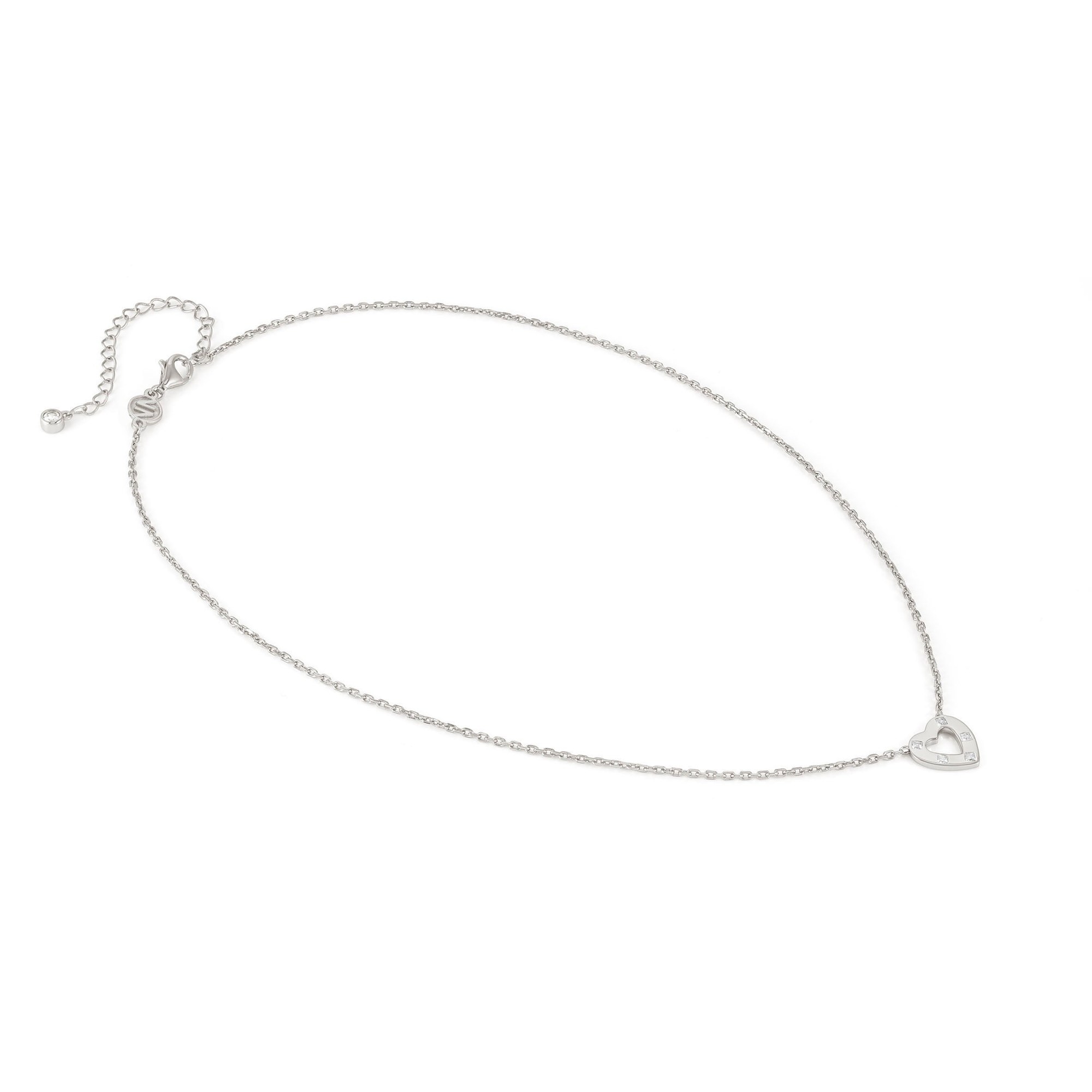 Nomination Carismatica HERZ Collier - Silber rhodiniert - Zirkonia Weiß - 38 - 44 cm – Ansicht 4