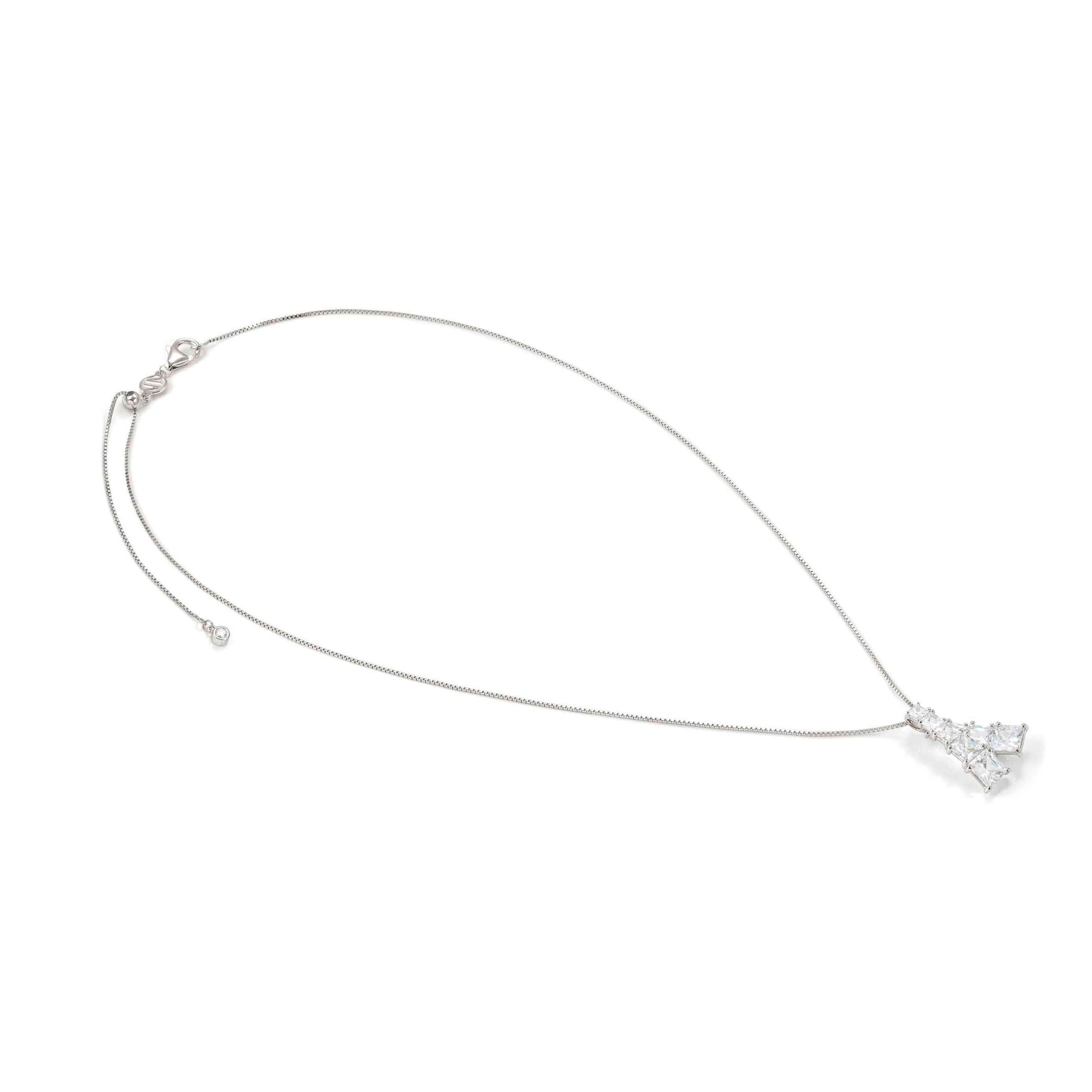 Nomination DAYTONIGHT Halskette aus Sterling Silber - Zirkonia Anhänger - Weiß - verstellbar bis 50 cm – Ansicht 4