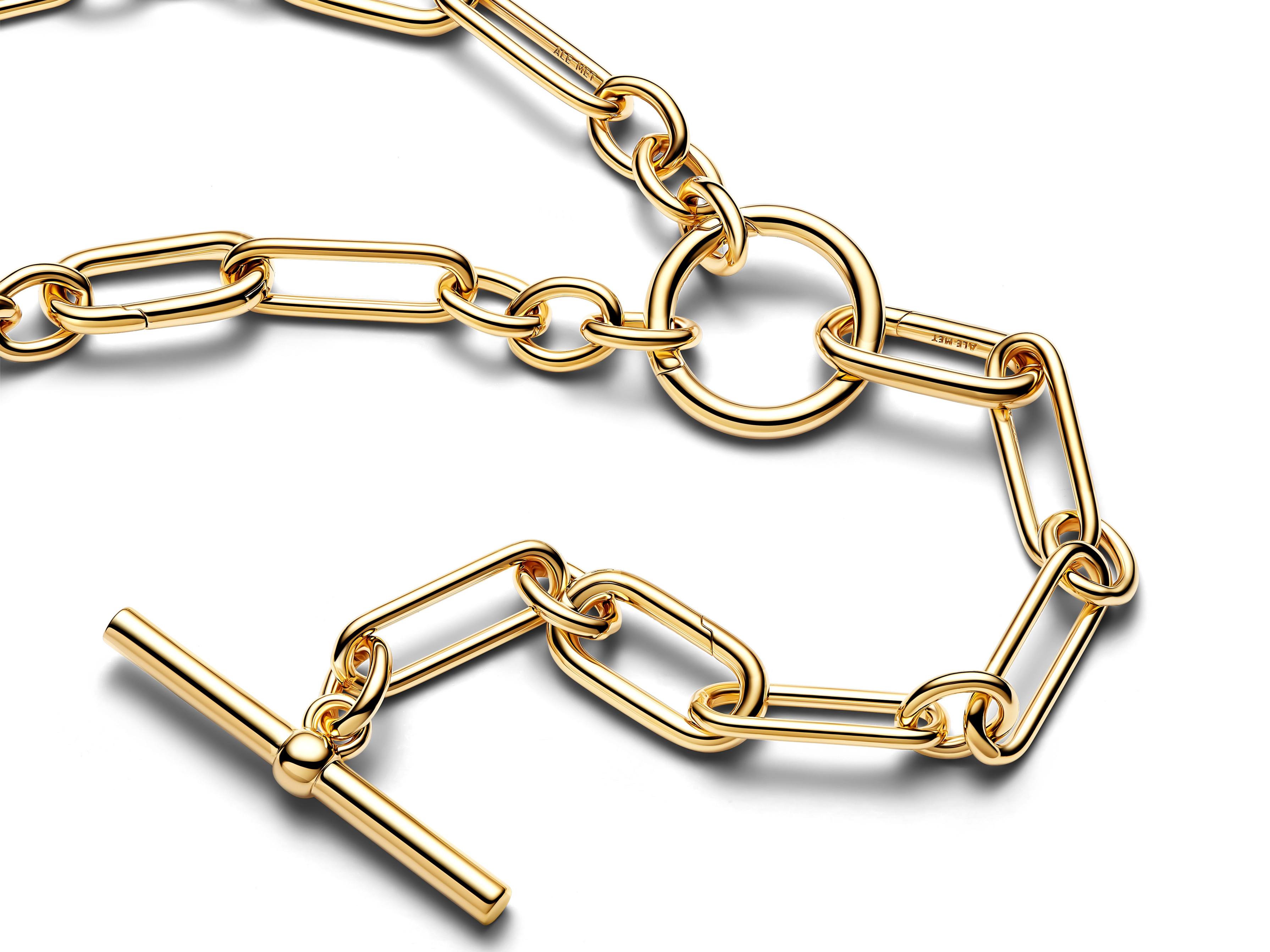 Pandora ME 364809C00-45 - Y-Gliederhalskette - Gelbgold Vergoldung - 45 cm