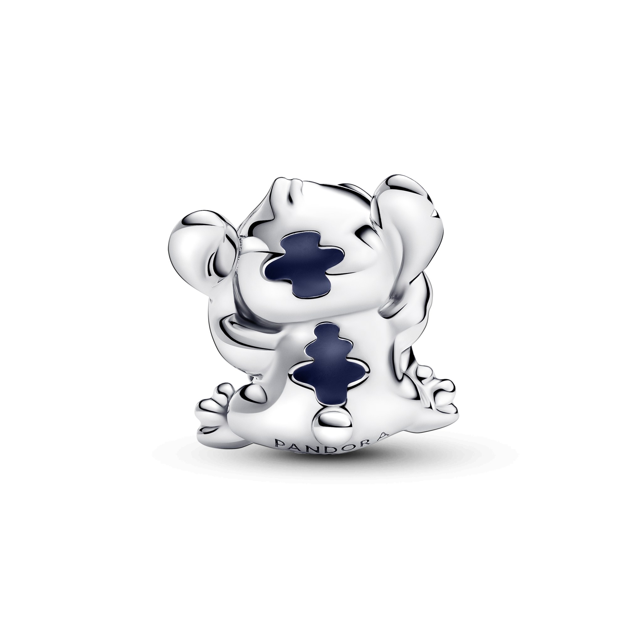 Pandora Disney Stitch Geburtstagstorte Charm - Silber - Emaille Lila – Ansicht 3