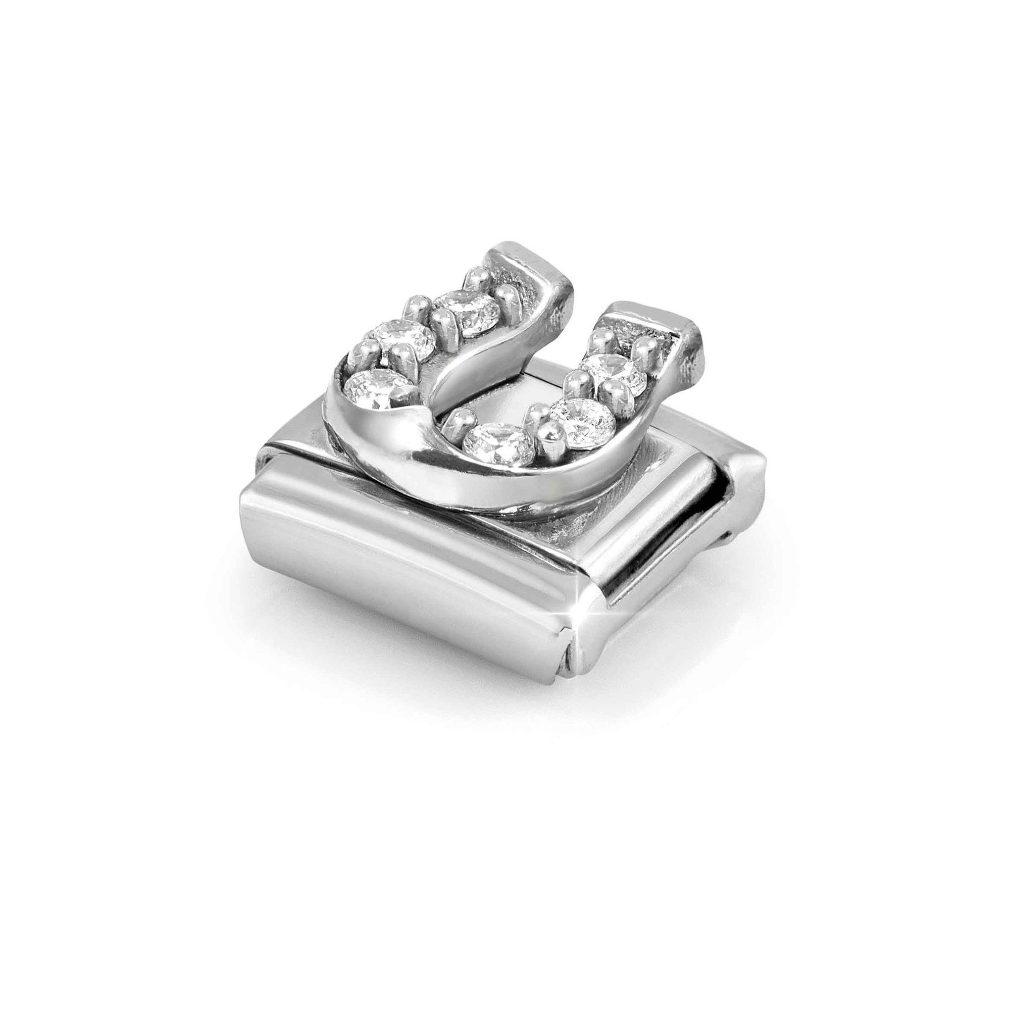 Nomination Classic Sterling Silber charm - Hufeisen - Zirkonia – Ansicht 5